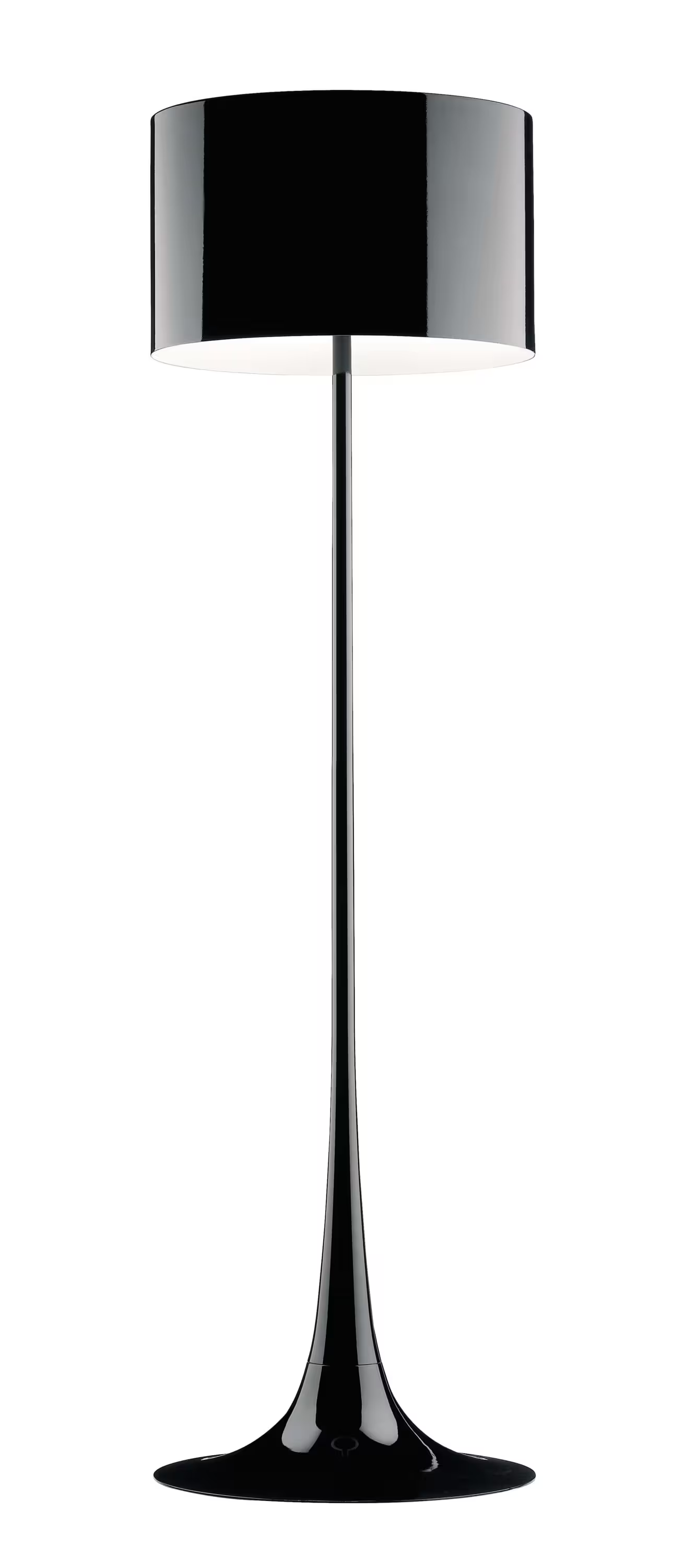 Spun Light F Floor Lamp with Shade