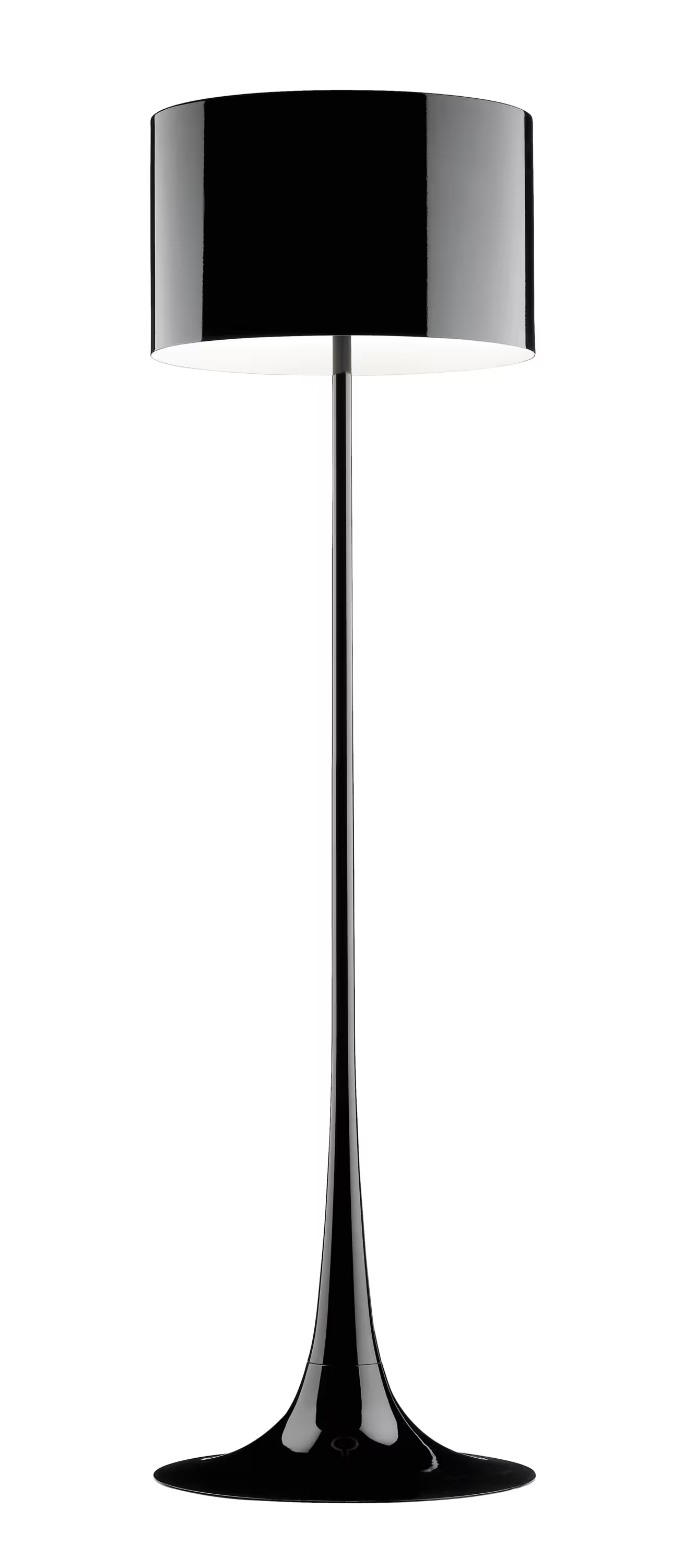 Spun Light F Floor Lamp with Shade