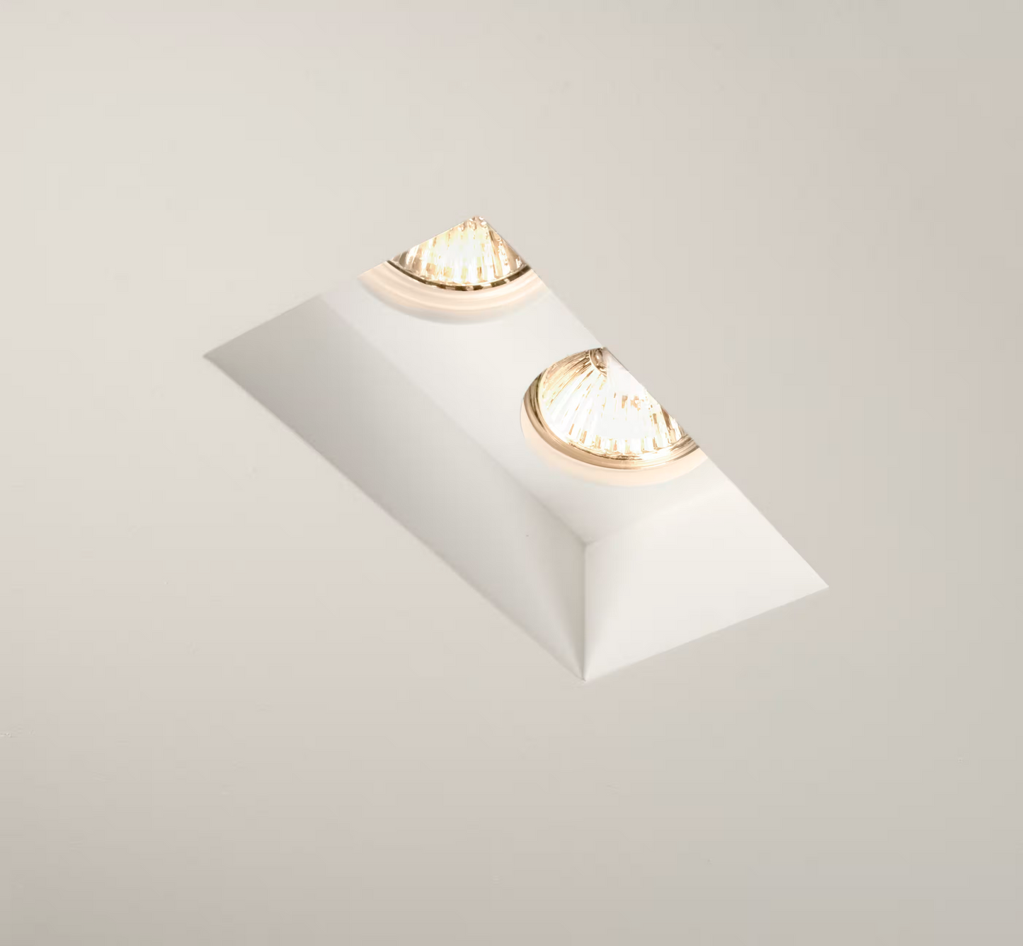Blanco Twin Square Recessed Downlight