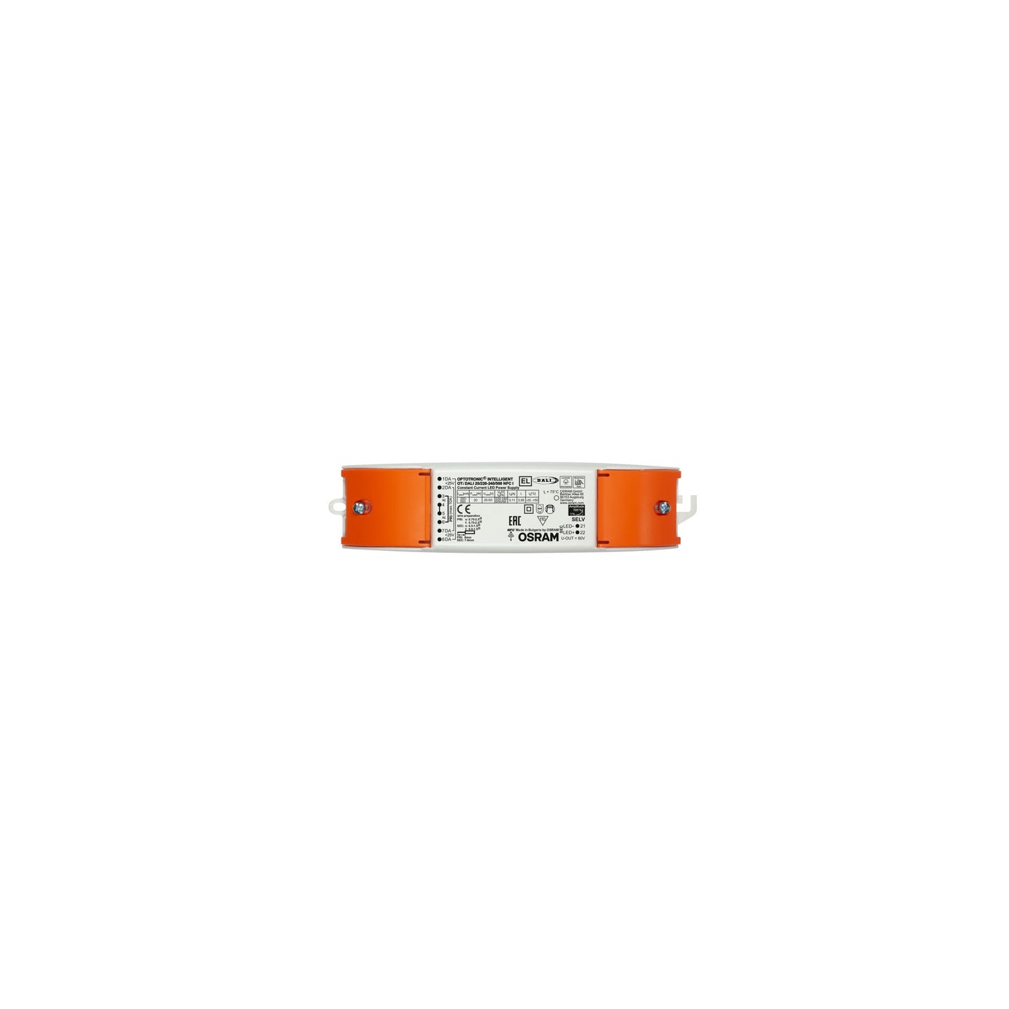 DALI Dimmable, 20W 200-500mA NFC