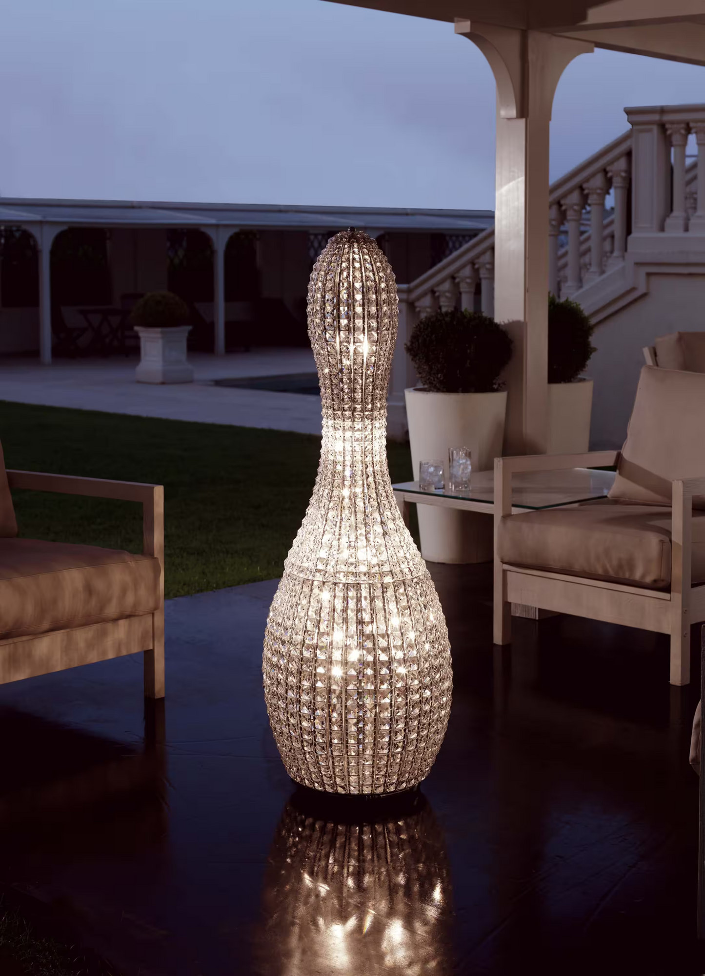 Brillo HP Flood Lamp Nickel
