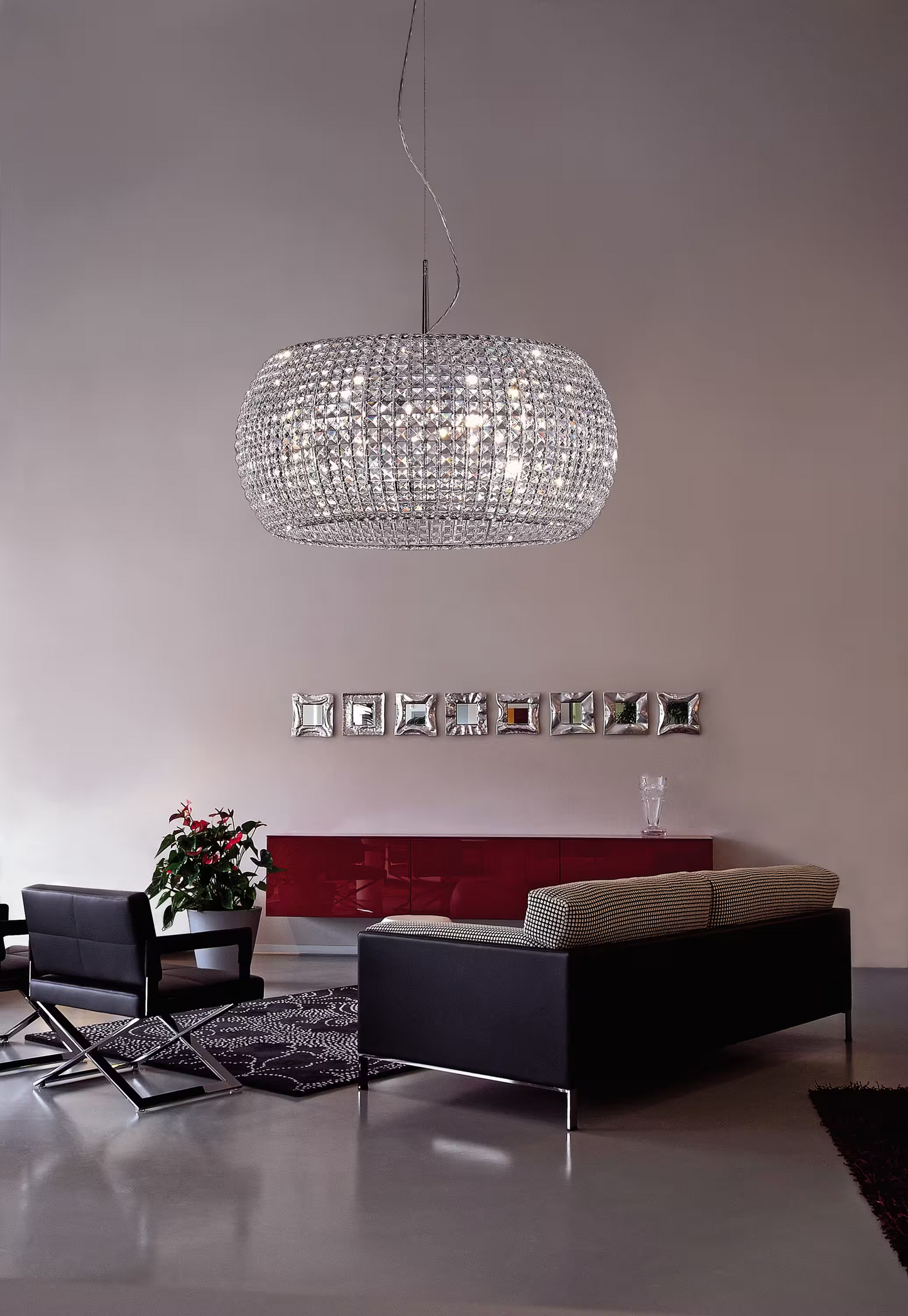 Pulsar S95 12-Light Pendant Crystal