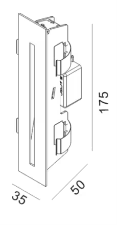 Card, IN2 Wall Recessed Light in White