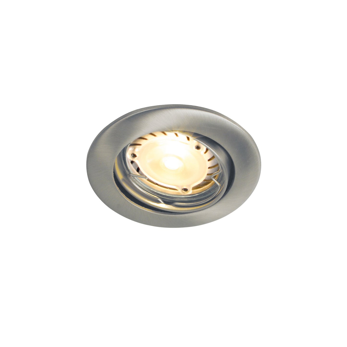Mixit Built-in Recessed Downlight in Brushed Steel