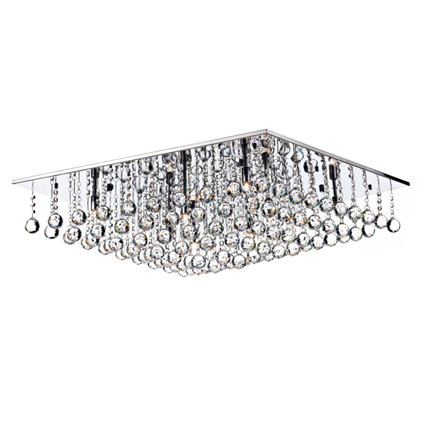 Abacus 5-Light Square Flush