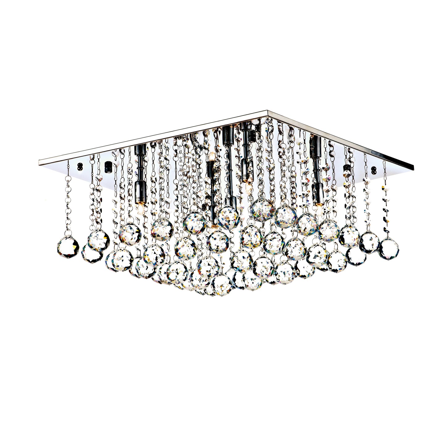 Abacus 5-Light Square Flush