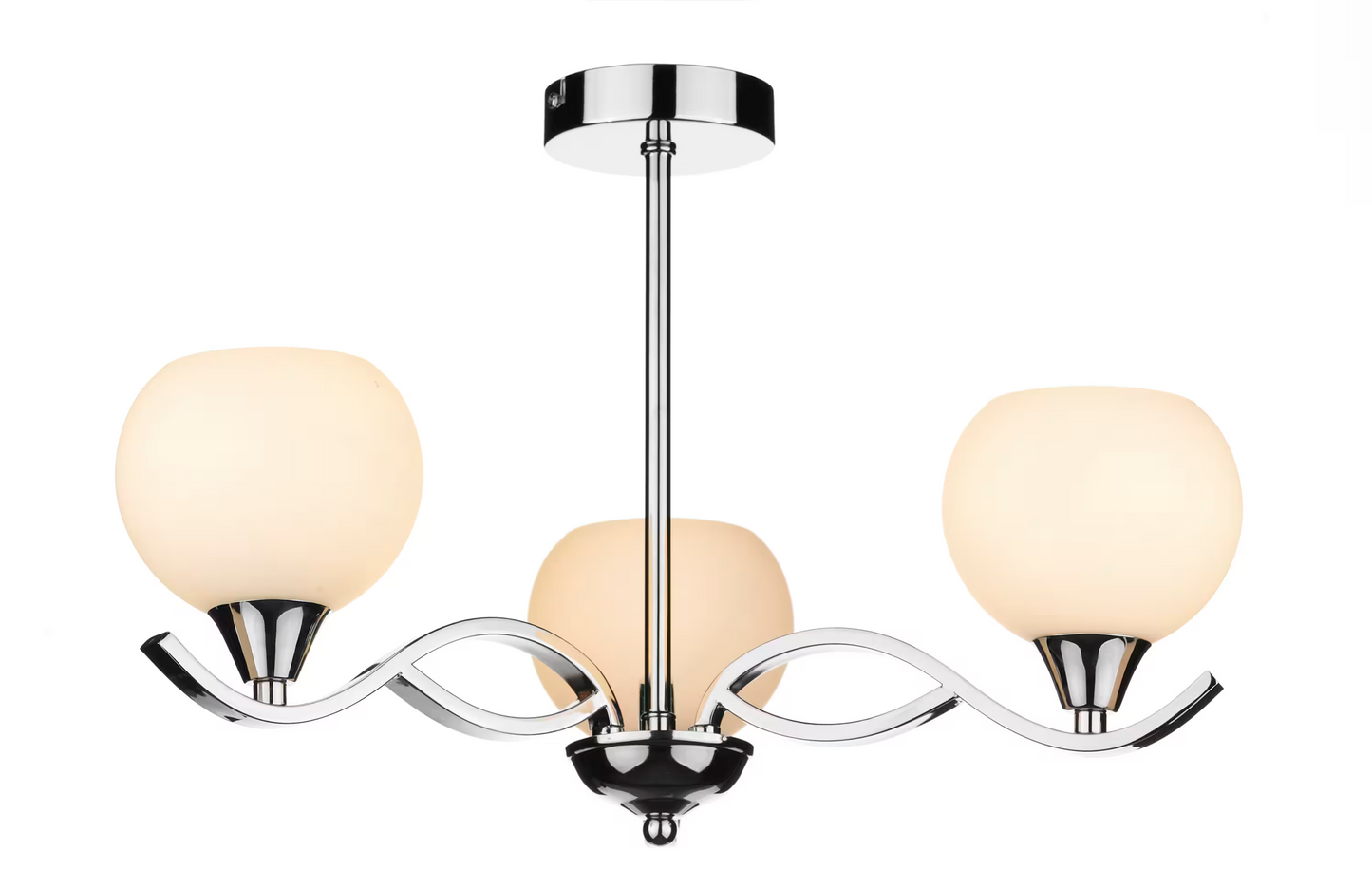 Aruba 3-Light Semi Flush