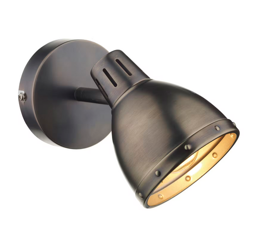 Osaka Single Adjustable Wall Spotlight