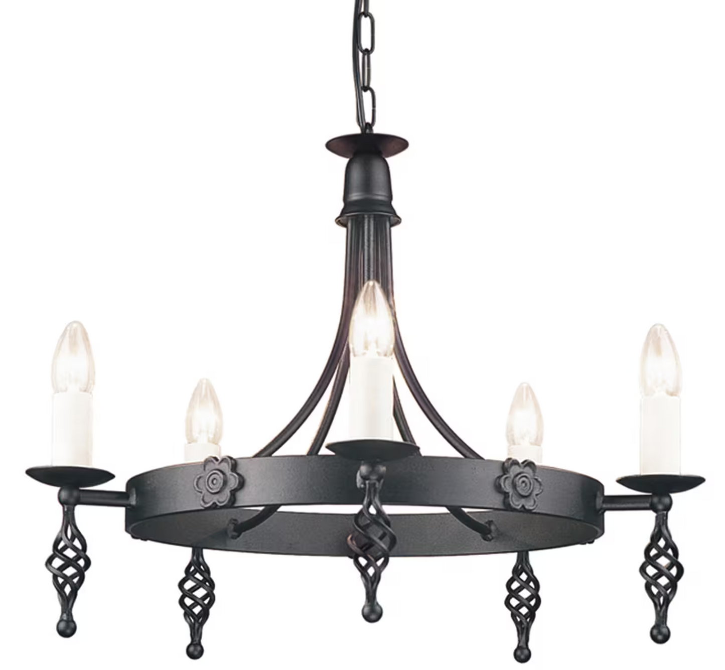 Belfry 5-Light Chandelier Black