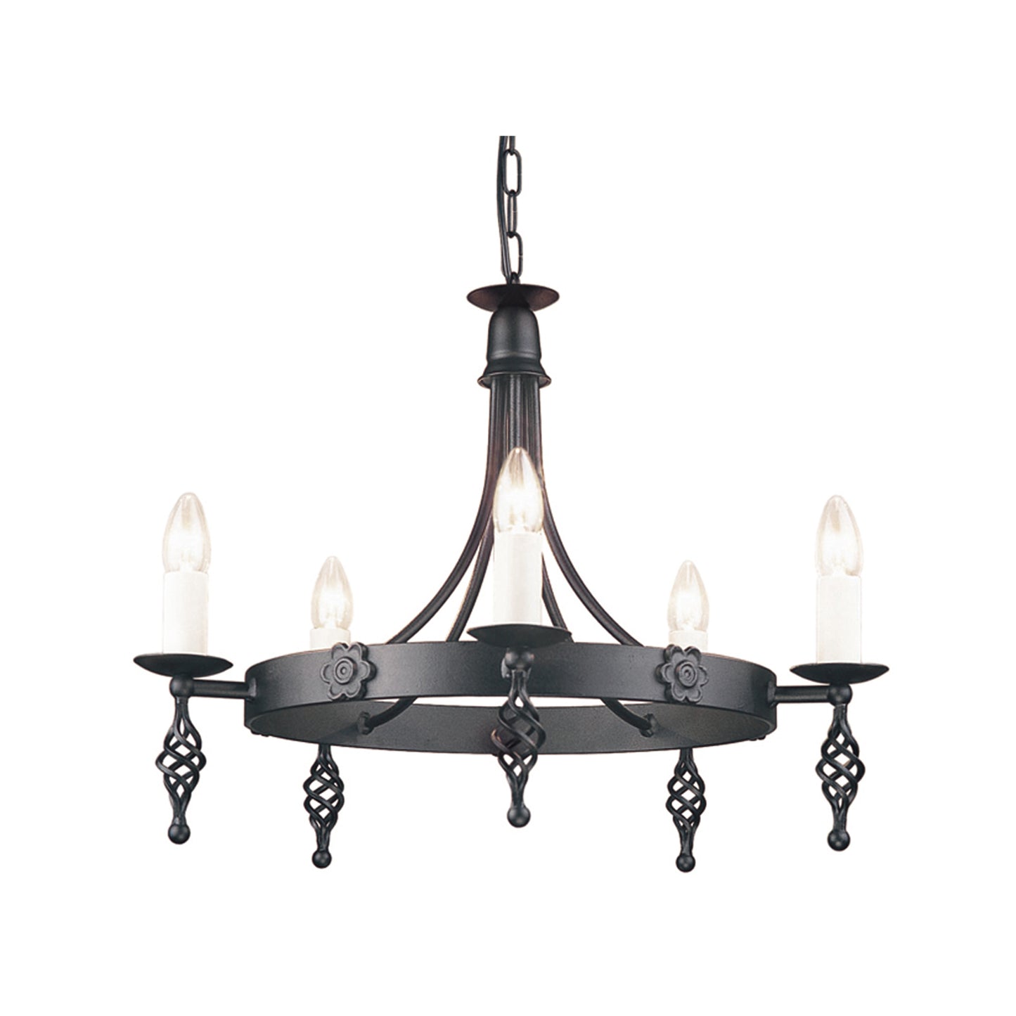 Belfry 5-Light Chandelier Black