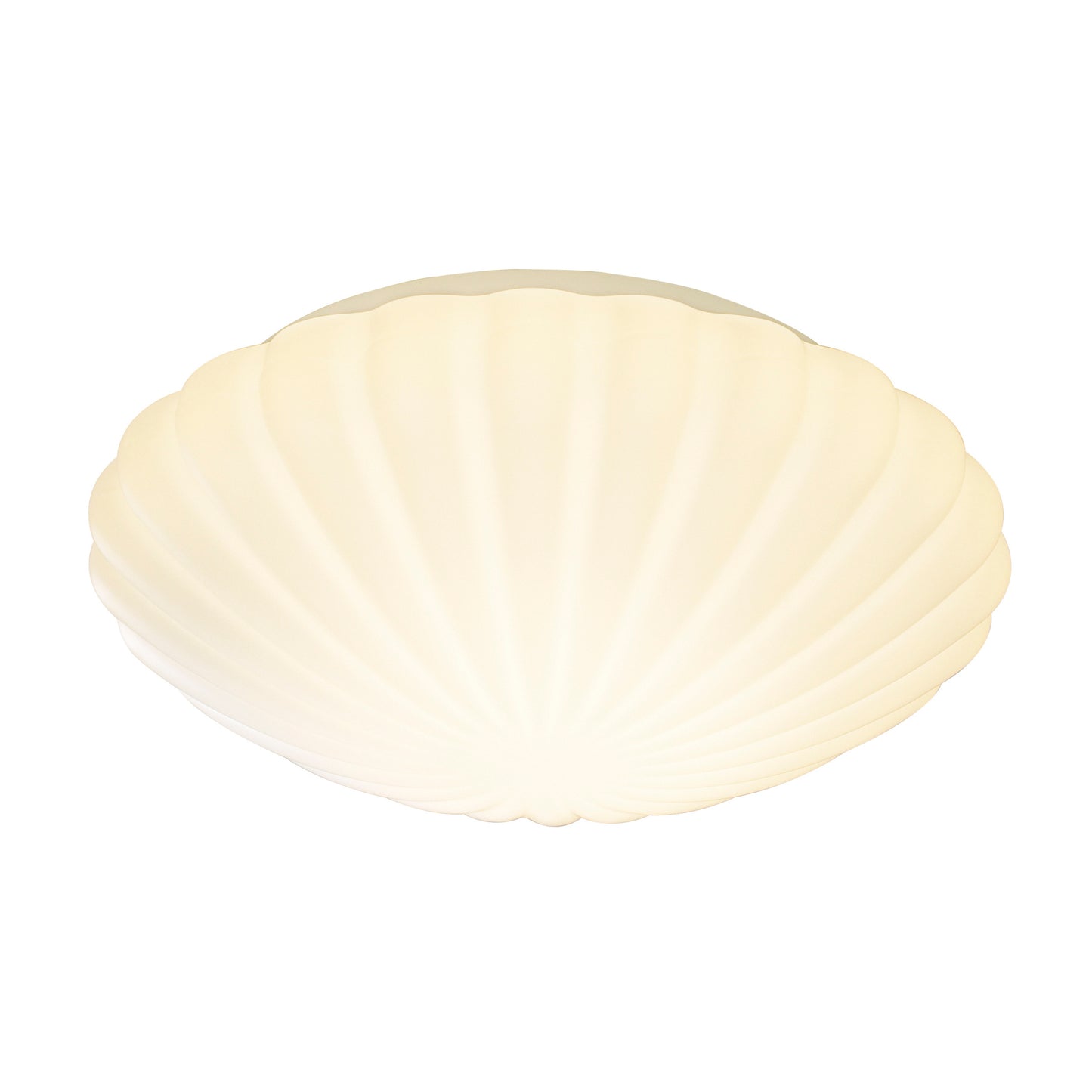 Cafe Small Flush Mount in Frosted Glass