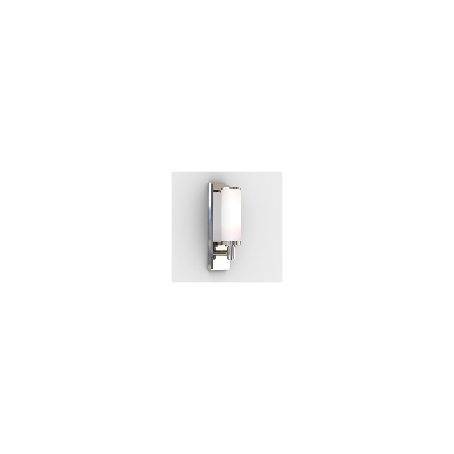 Verona Wall Light Polished Chrome with Opal Glass Diffuser