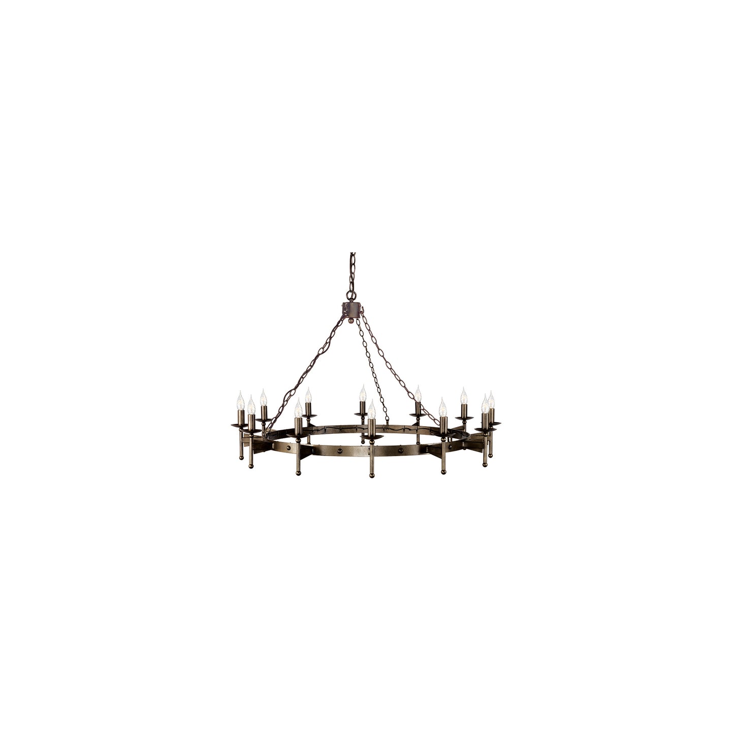Cromwell 12-Light Chandelier Old Bronze