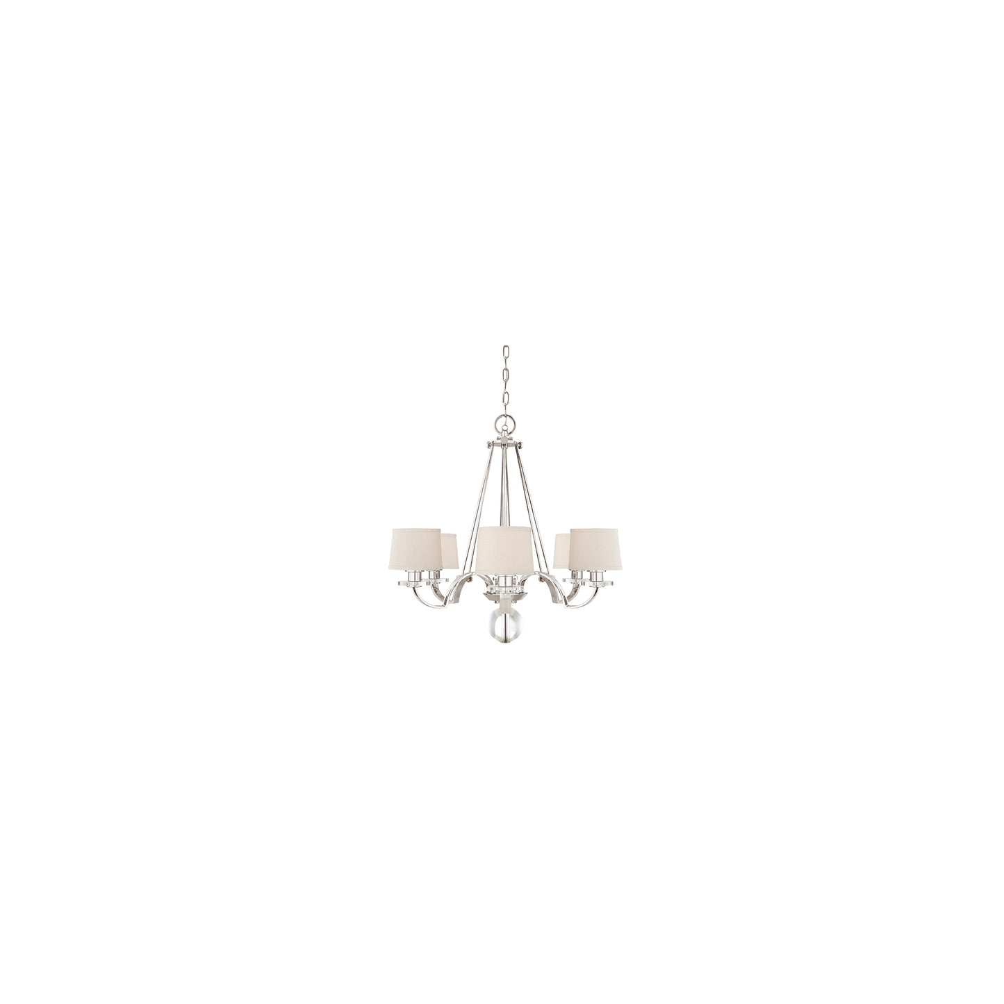 Sutton Place 6-Light Chandelier Imperial Silver