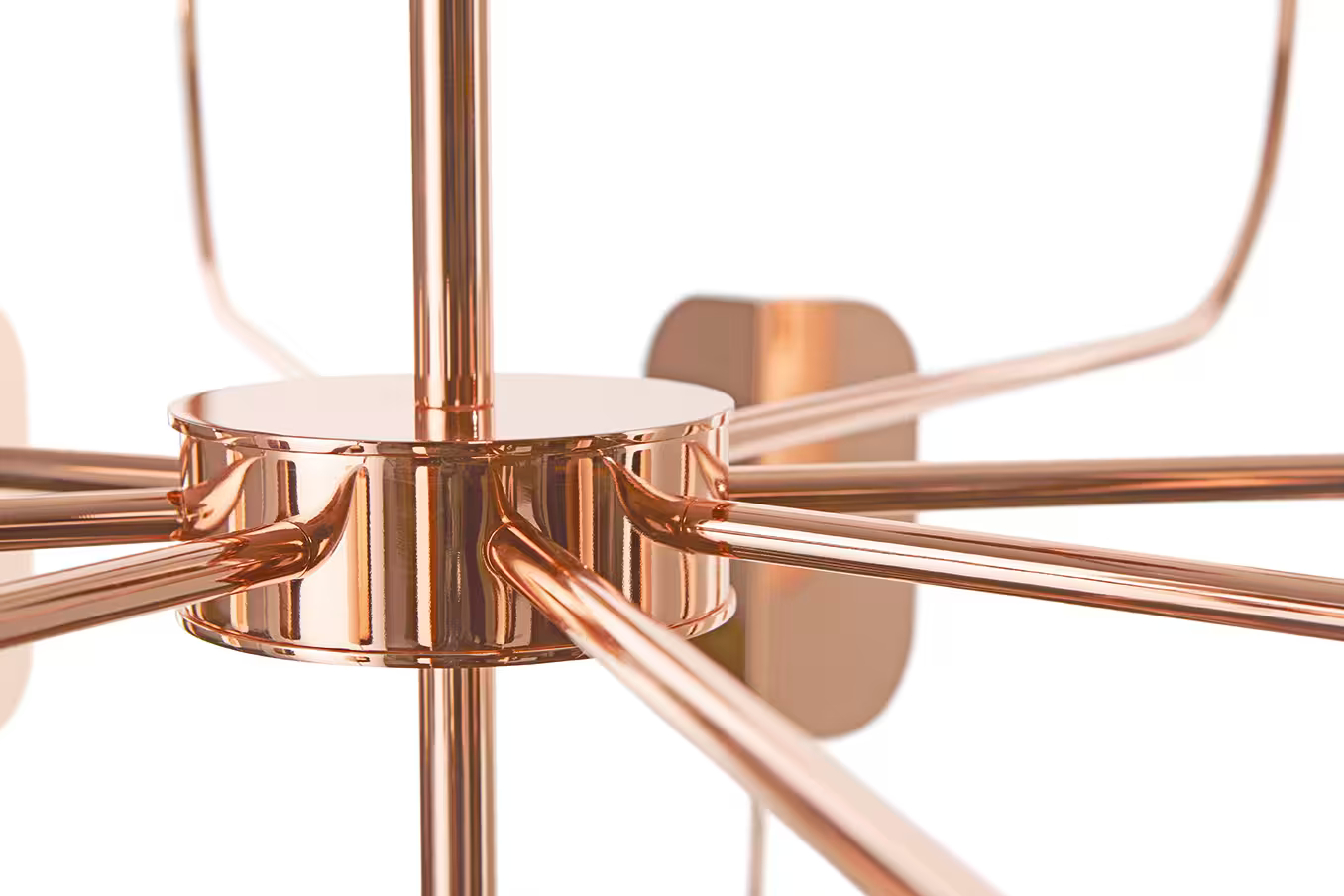 Leaf 24-Light Metal Chandelier