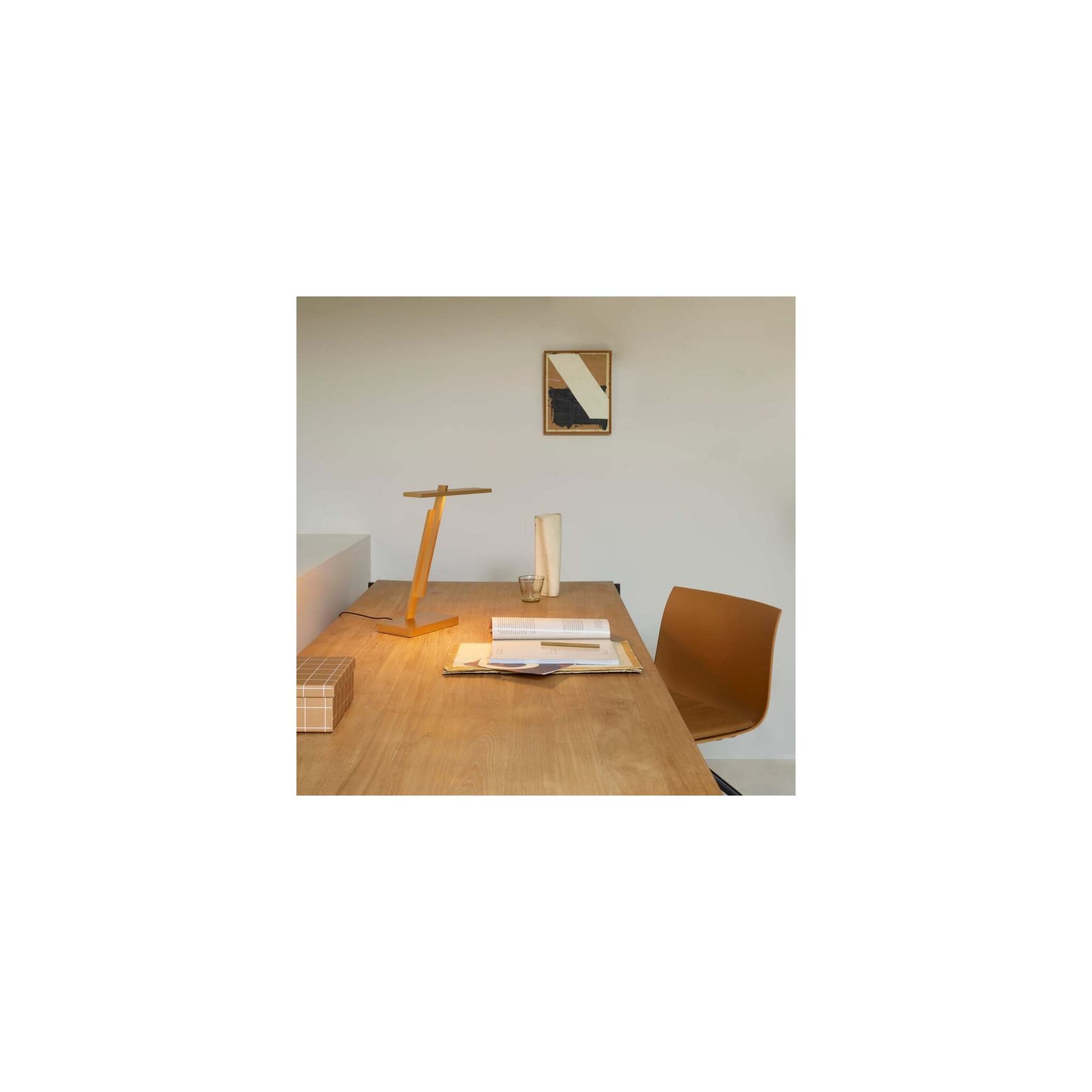 Gerrit LED Desk Lamp in Anodised Gold