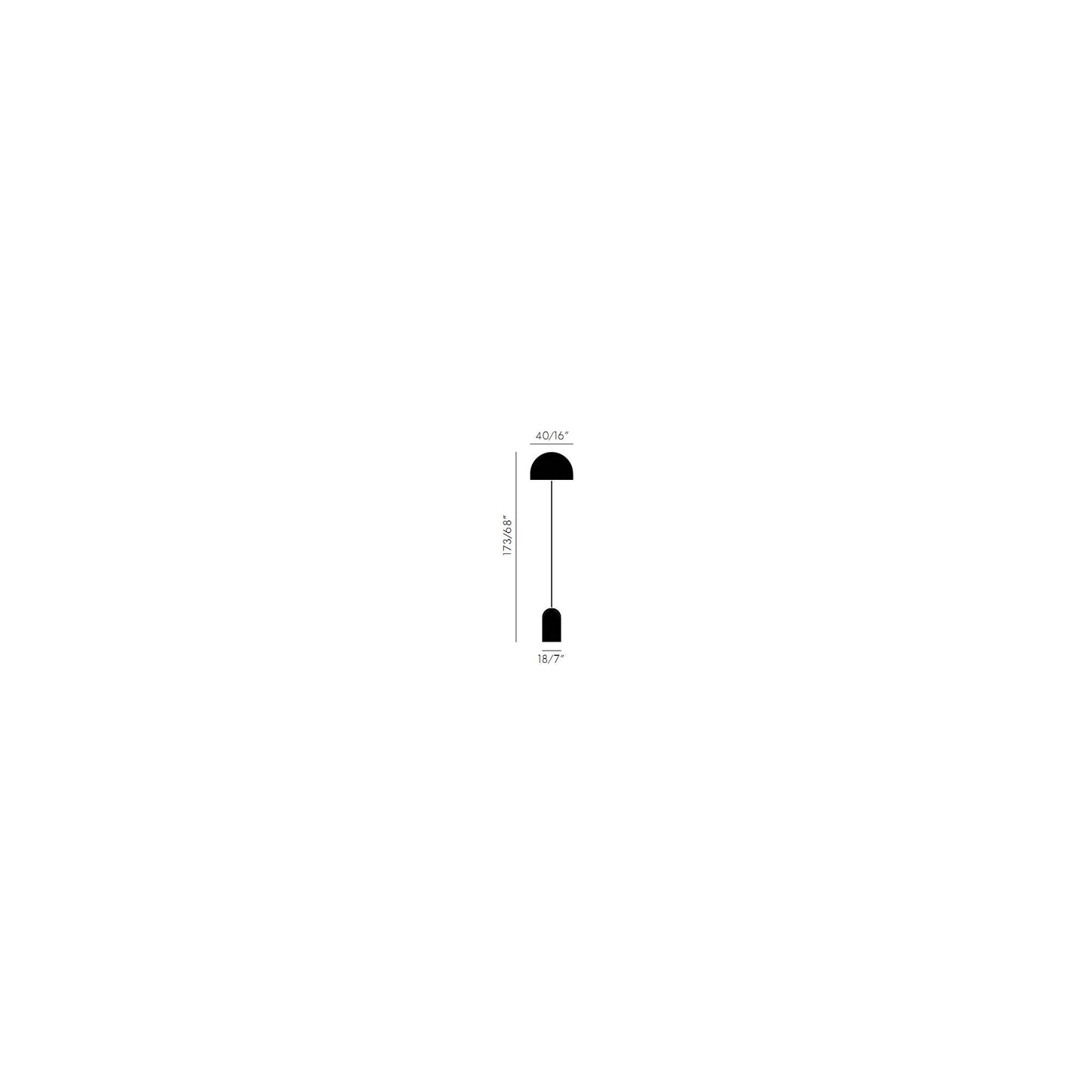 Bell Chrome Floor Lamp