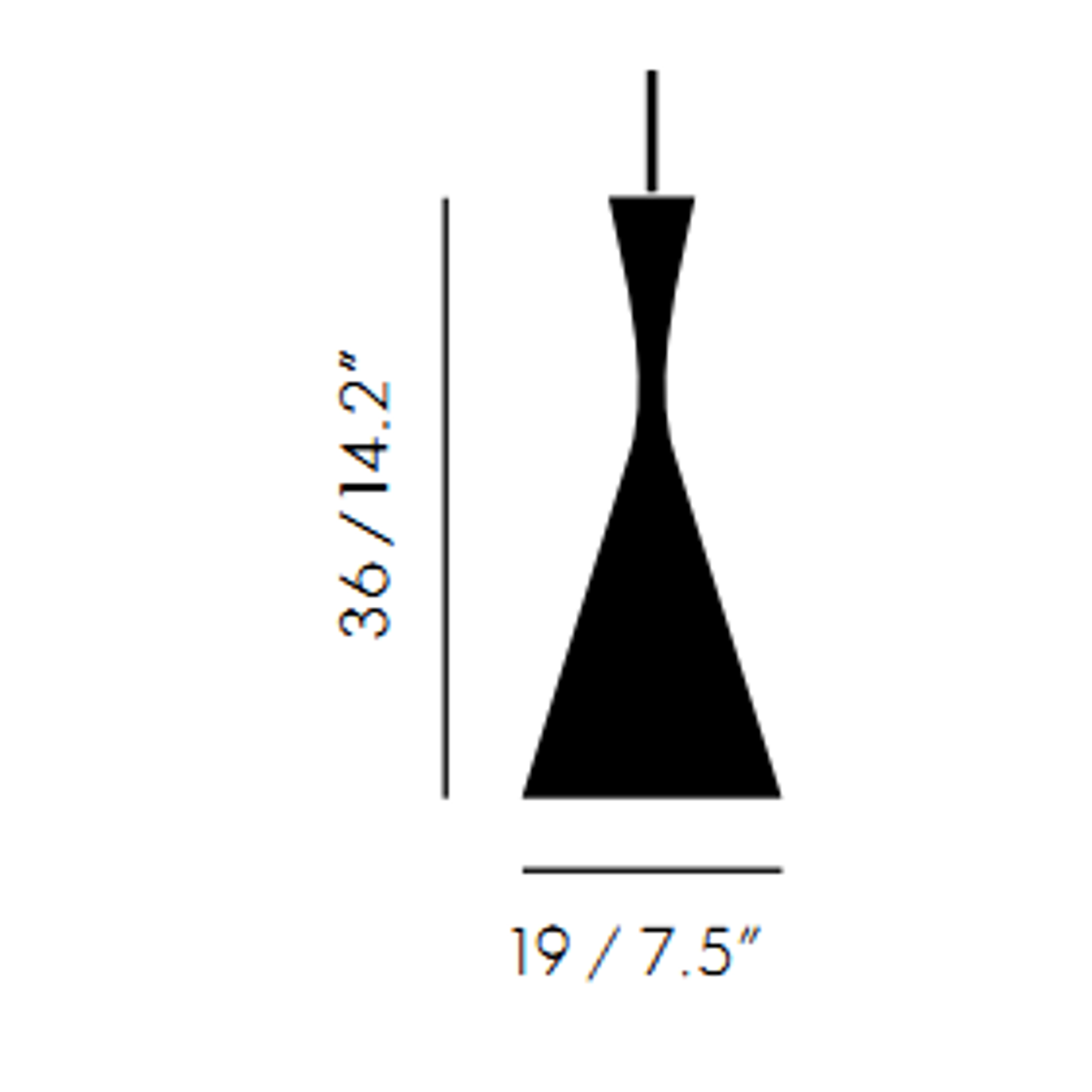 Beat Tall Pendant
