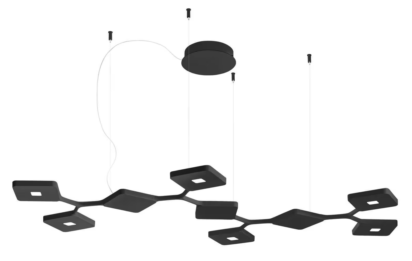 Quad Bi Emission 9 Moduli LED Pendant