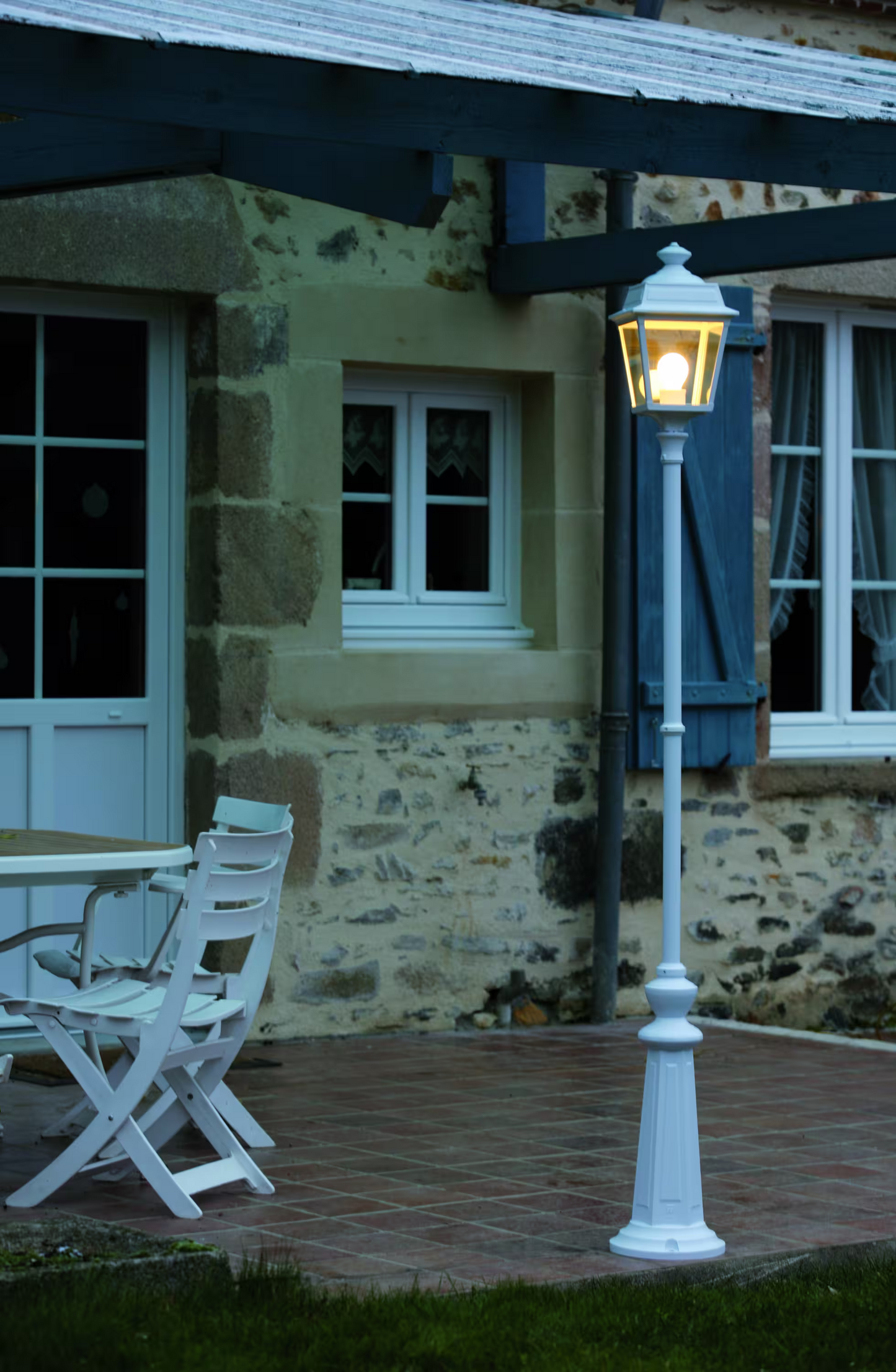 Place Des Vosges 1 Tradition Large Clear Glass Lamp Post