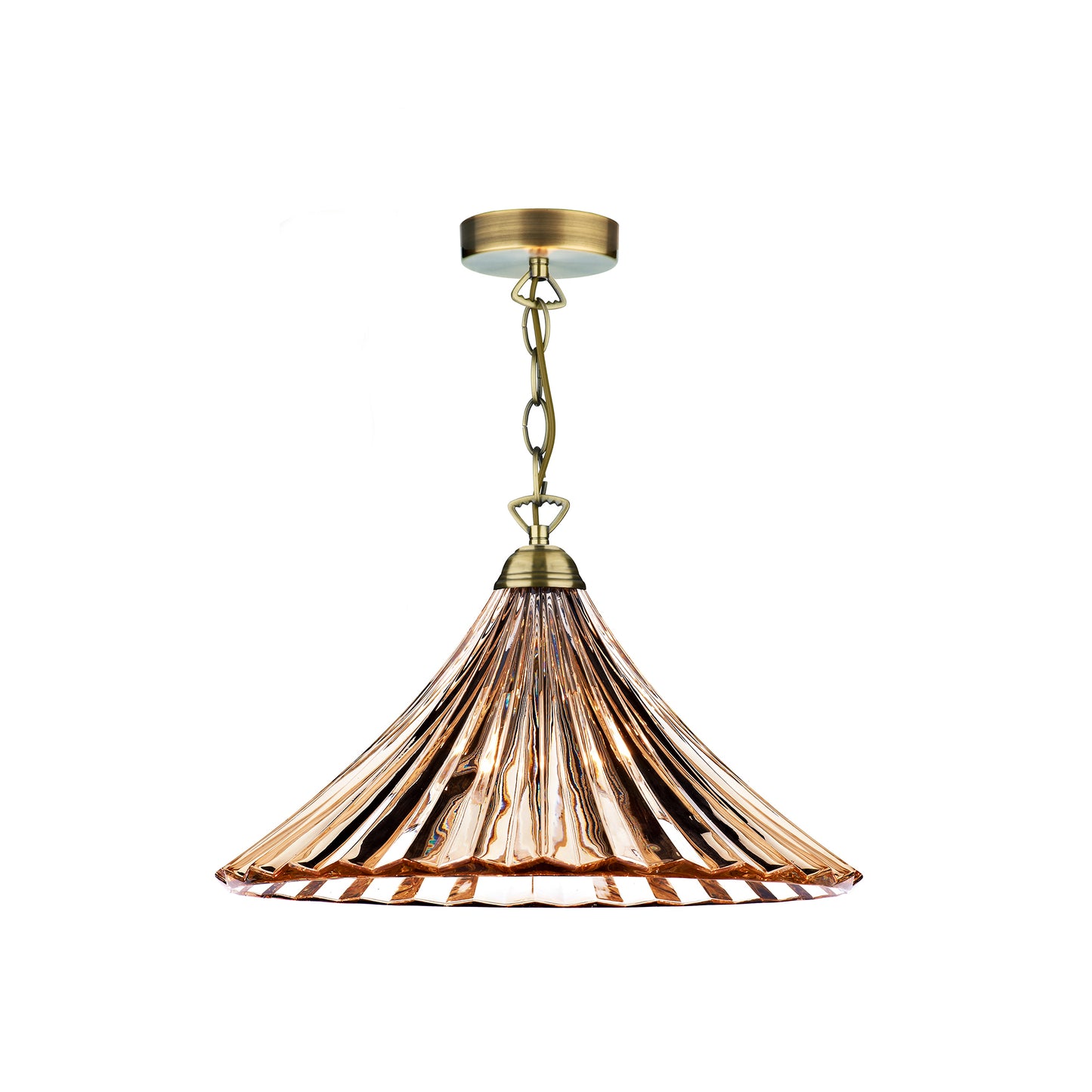 Ardeche 1-Light Large Pendant Clear Glass/Polished Chrome Finish