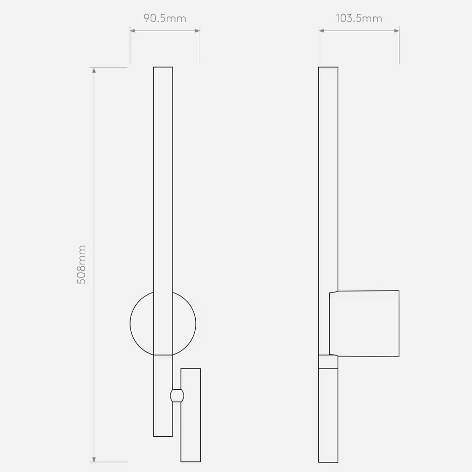 Baton Reader LED Wall Light