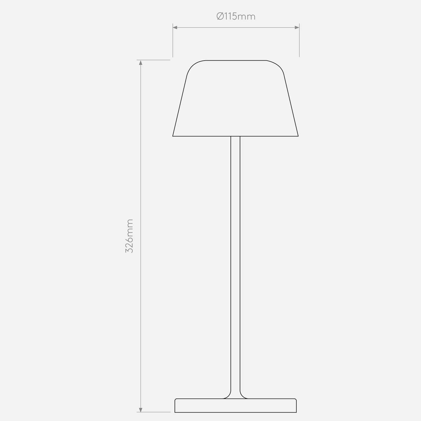 Nomad Rechargeable Table Lamp
