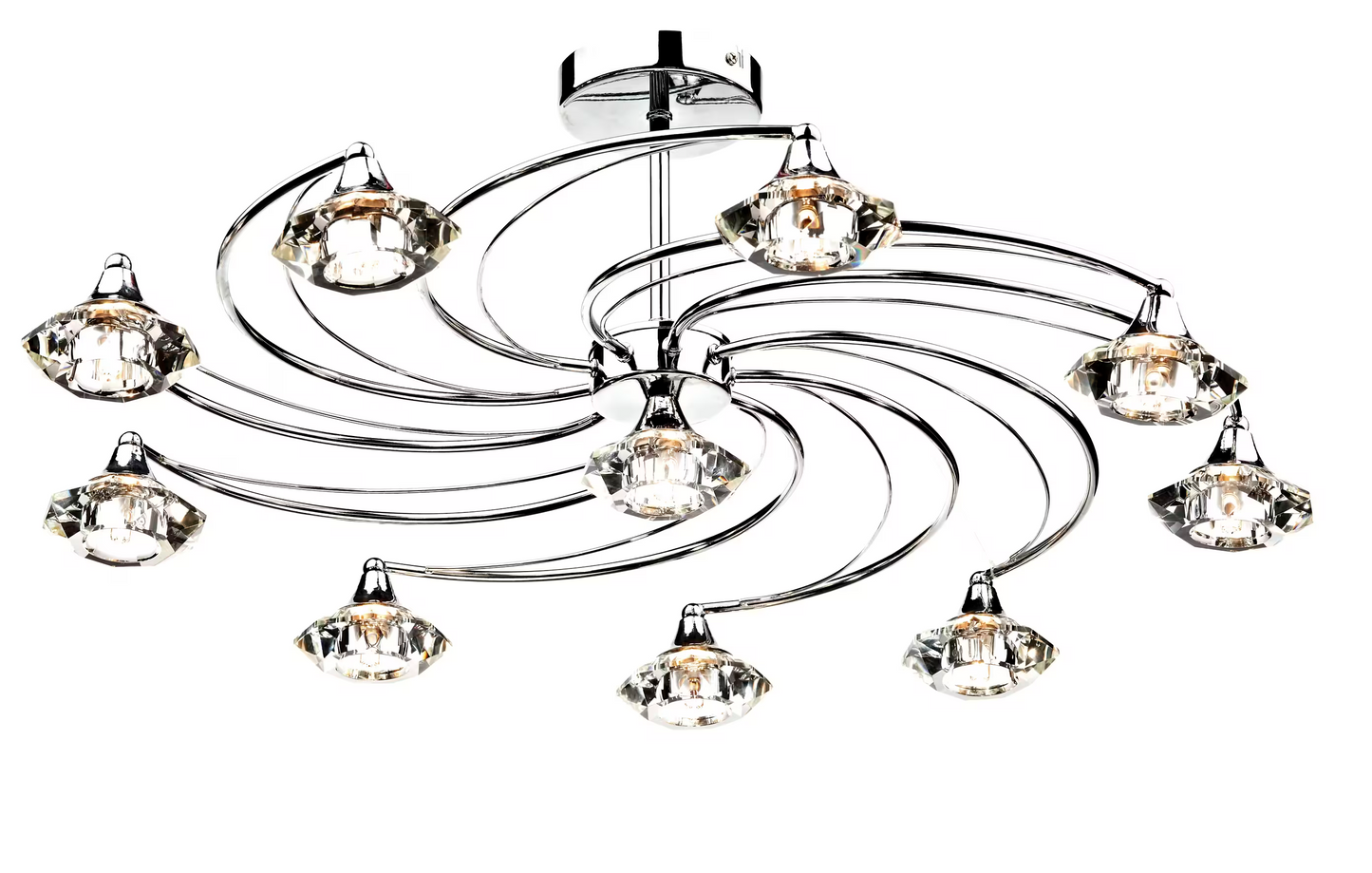 Luther 10-Light Flush Mount