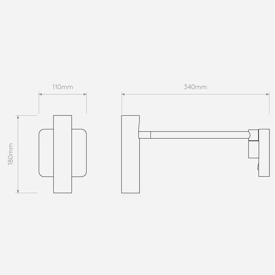 Leda Swing Arm Wall Light