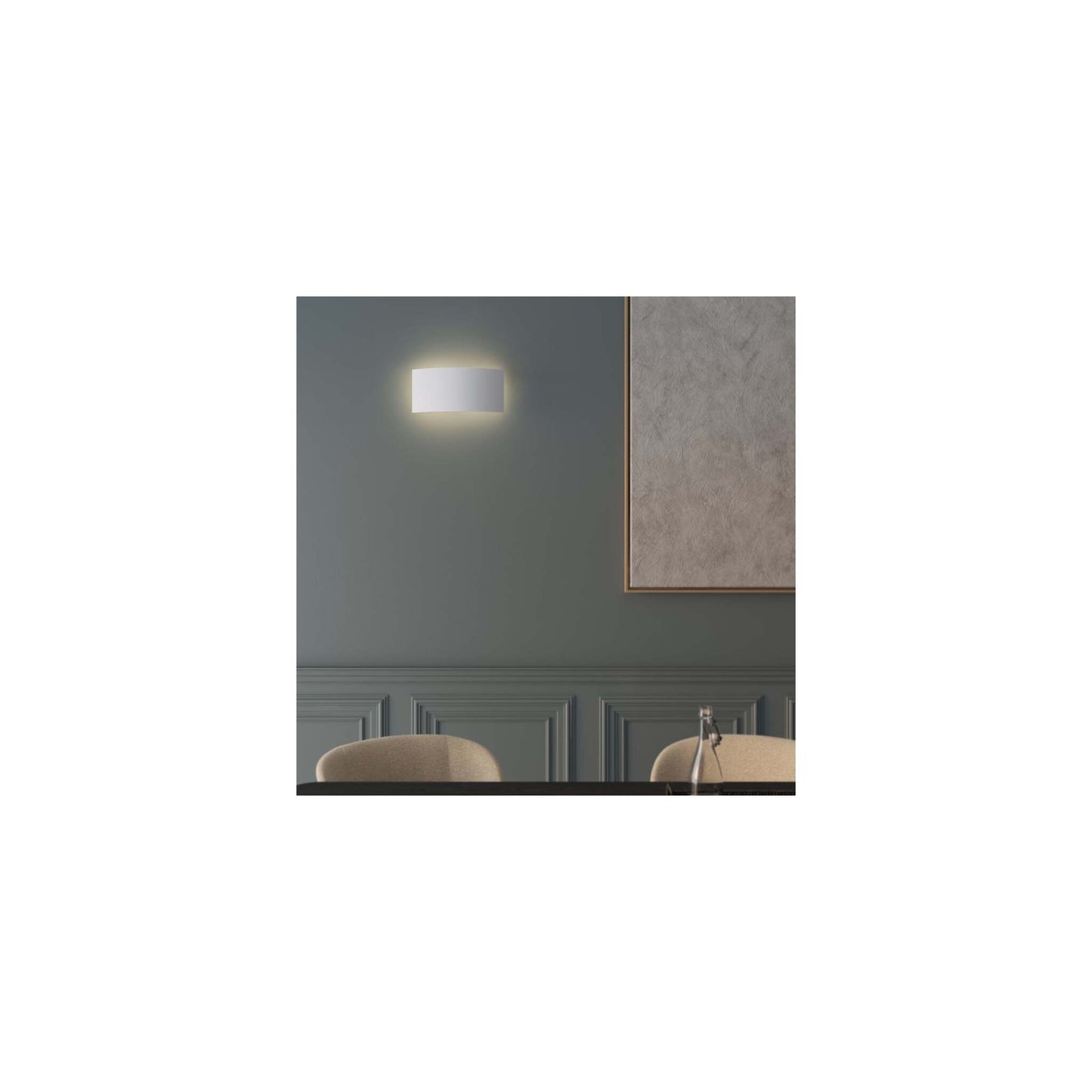 Comino 320 Wall Light in Plaster White