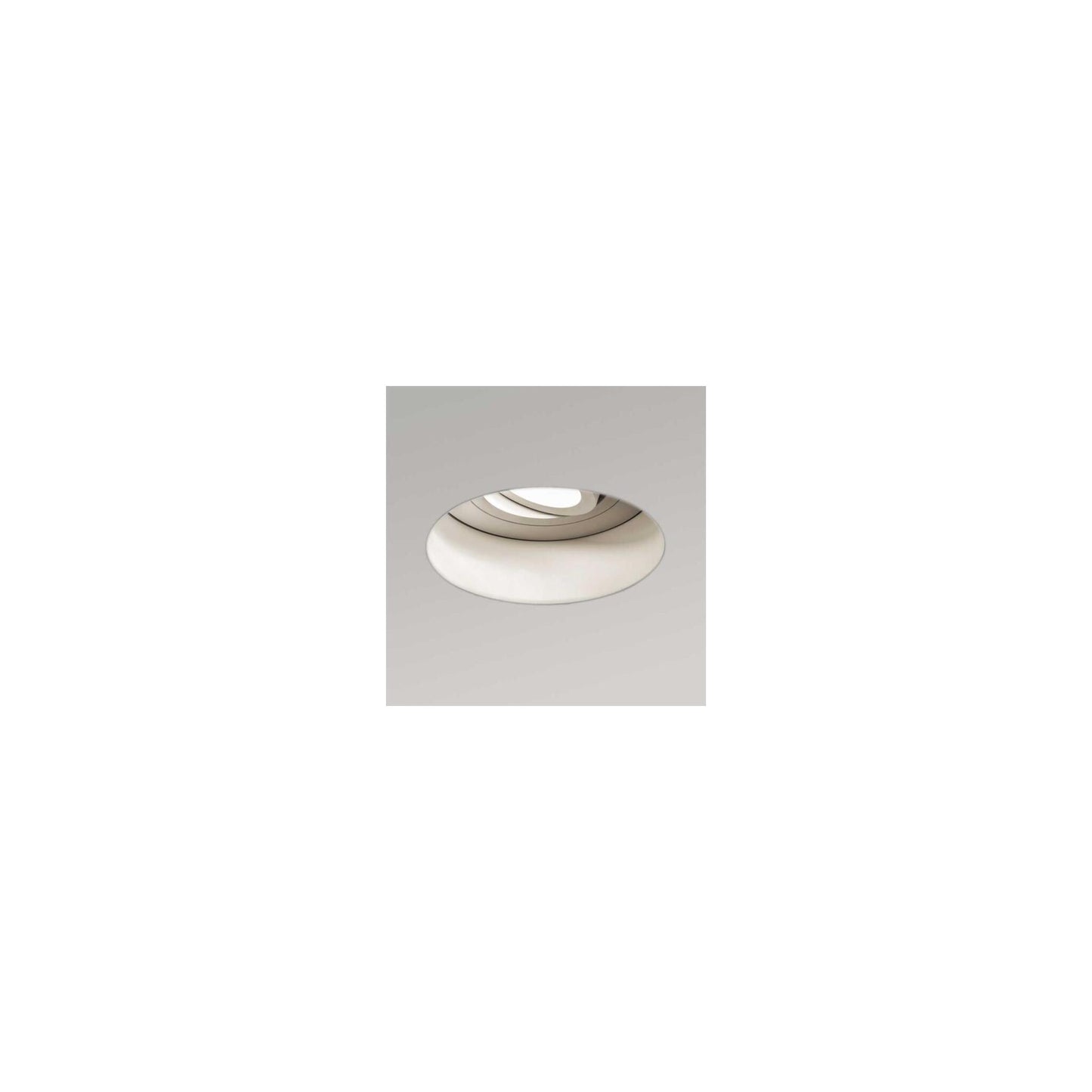 Trimless Round Adjustable Fire Rated White Recessed Downlight