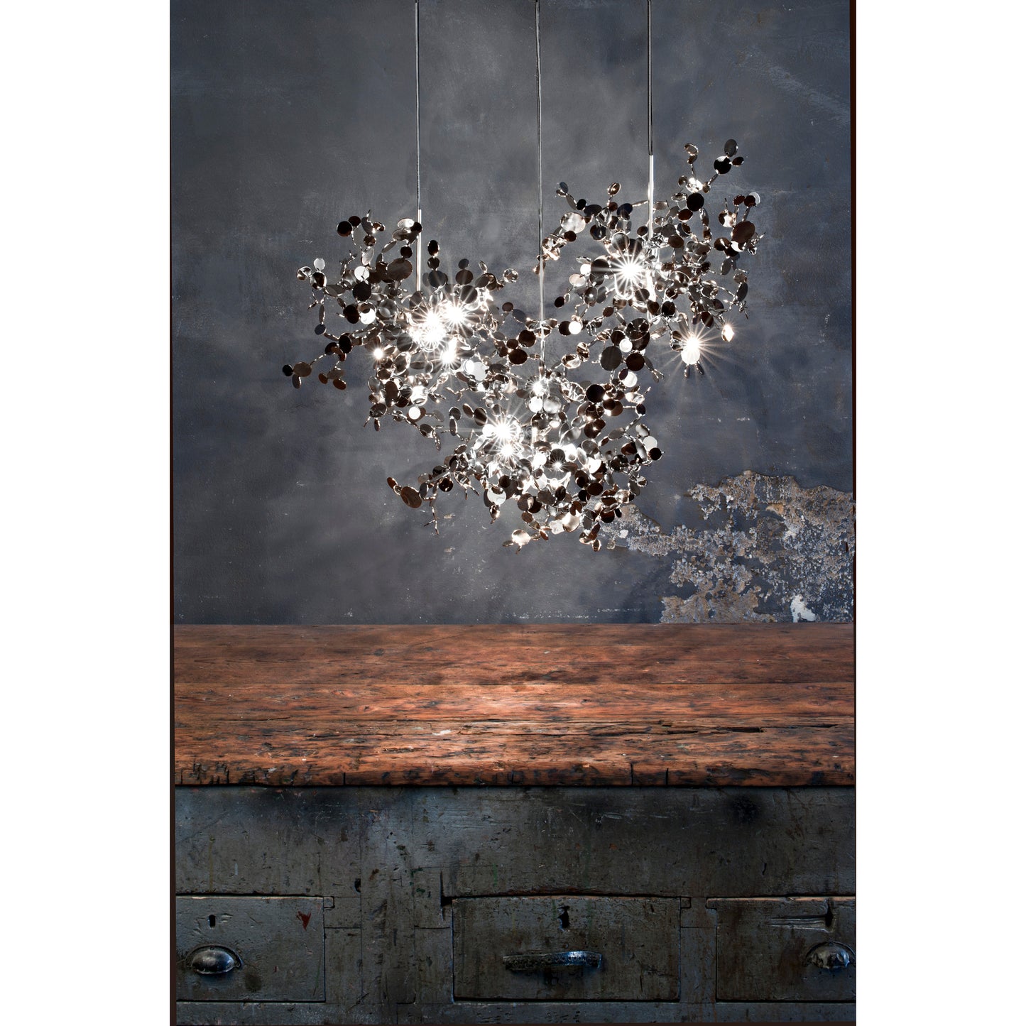 Argent 4 Round Multi Light LED Pendant
