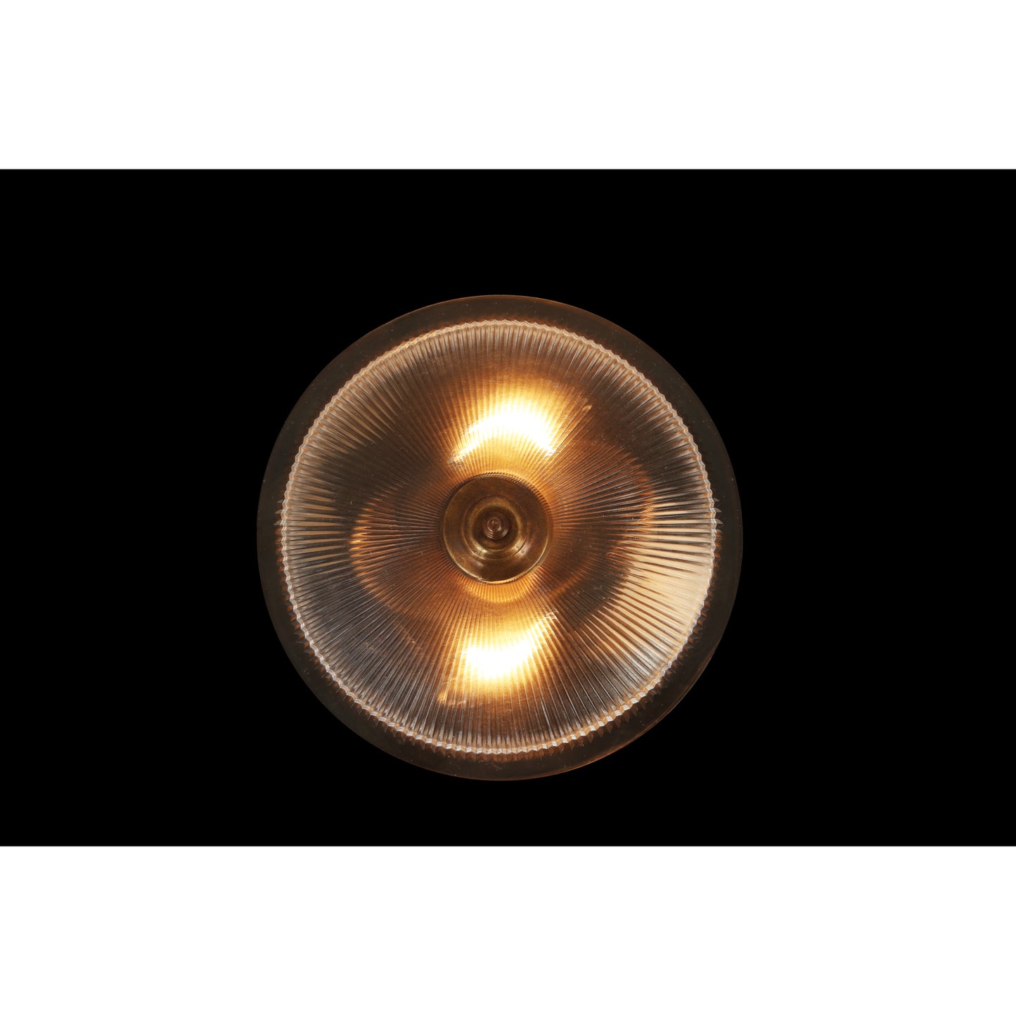 Nicosa Shallow Holophane Flush Ceiling Light
