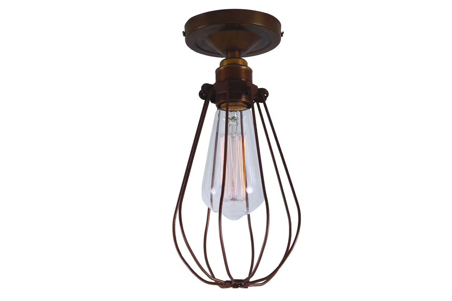 Vox Industrial Cage Ceiling Light