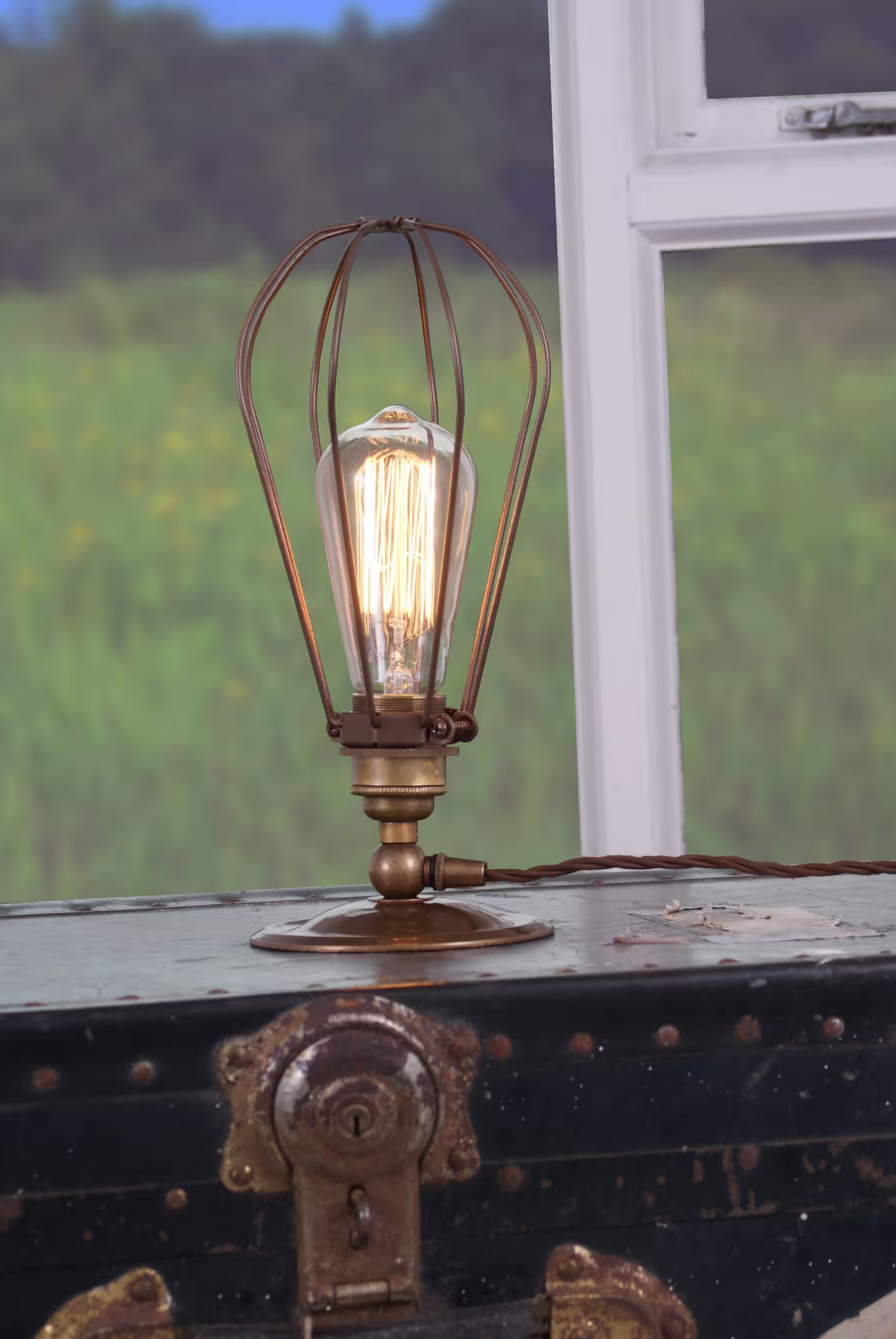 Vox Vintage Cage Table Lamp
