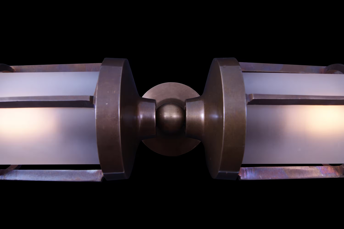 Clayton Double Well Glass Wall Light
