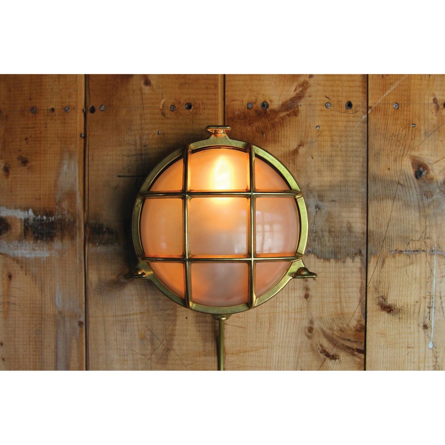 Adoo 21cm Nautical Round Bulkhead Wall Light IP54