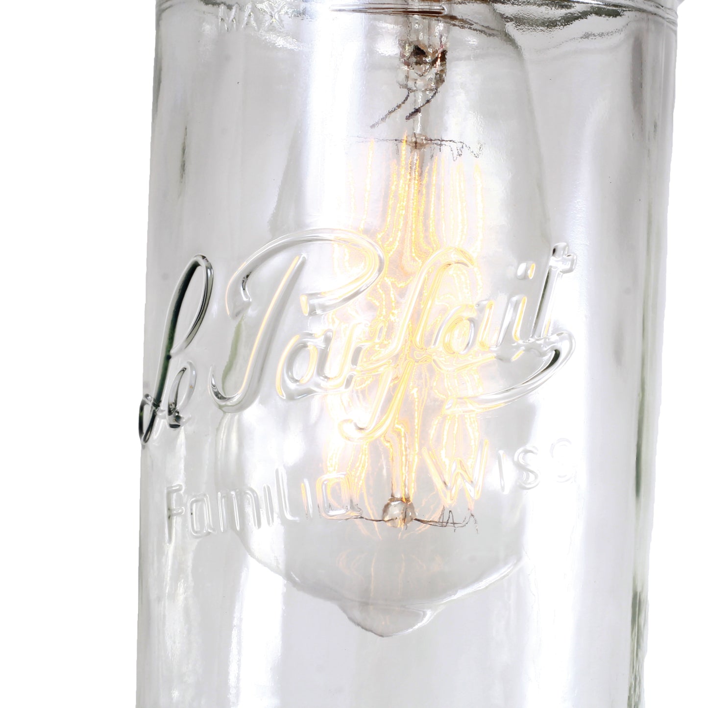Jam Jar Industrial Wall Light