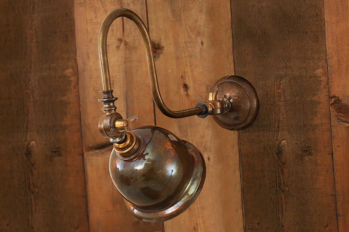 Apia Cast Brass Swivel Wall Light