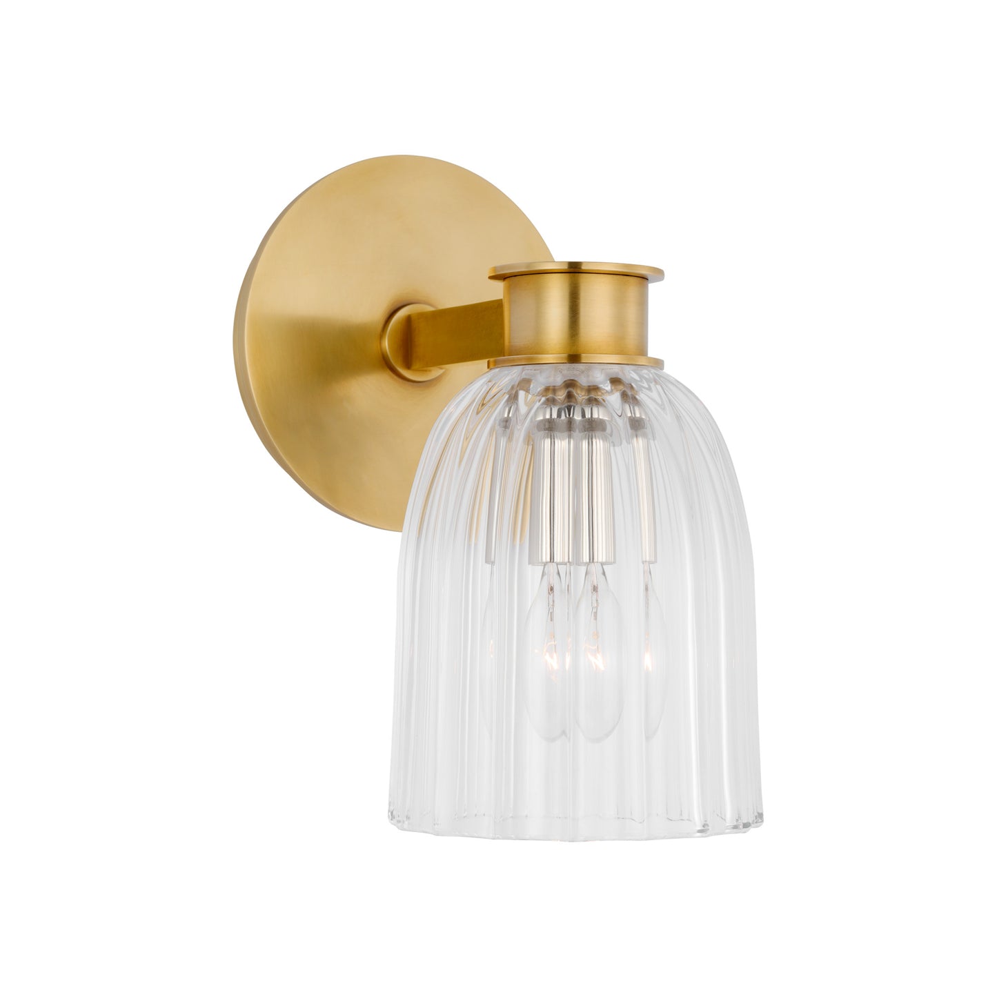 Asalea Single Sconce with Clear Glass