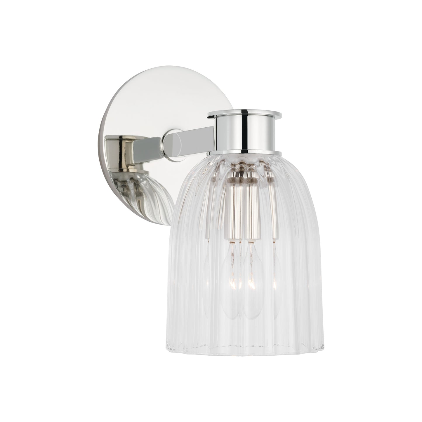 Asalea Single Sconce with Clear Glass