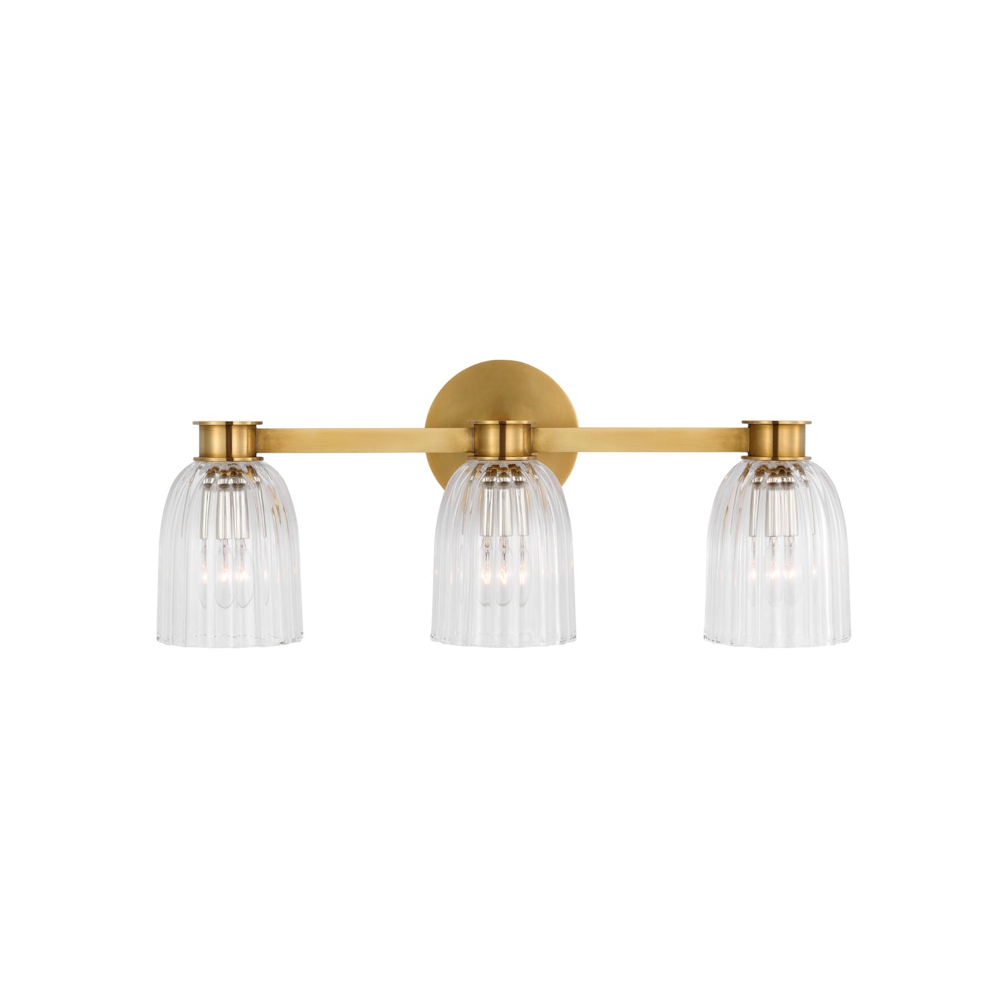 Asalea Triple Vanity Light with Clear Glass