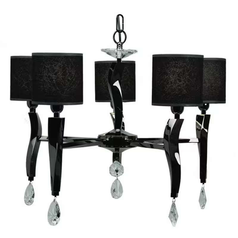 Aire Five-Light Chandelier with Asfour Lead Crystal