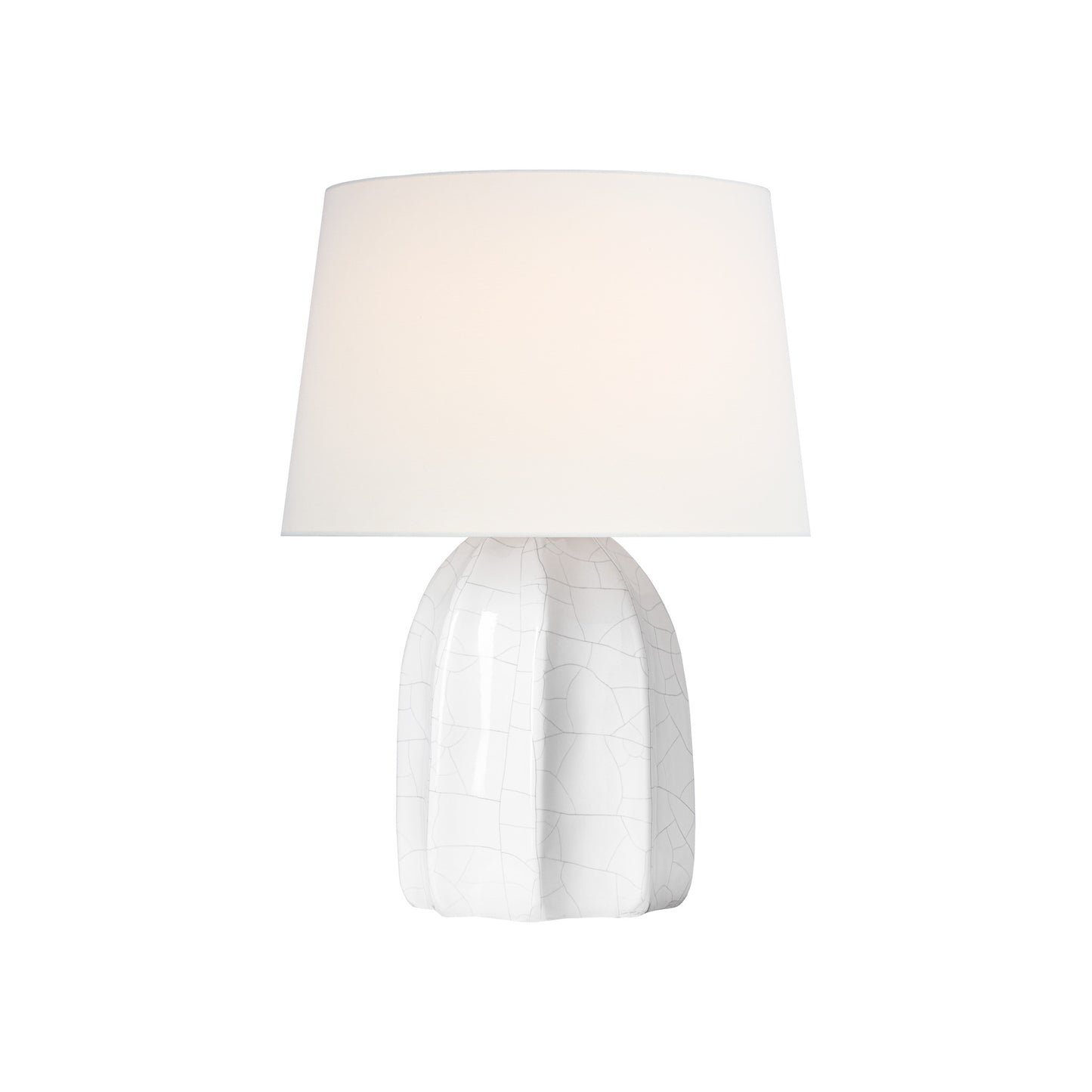 Melanie 12" Cordless Accent Lamp with Linen Shade