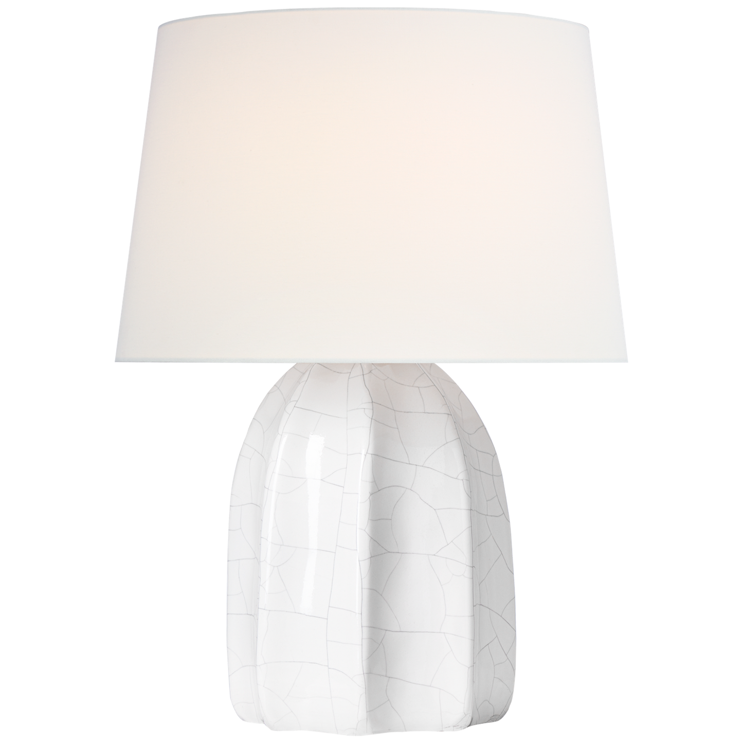 Melanie 12" Cordless Accent Lamp with Linen Shade