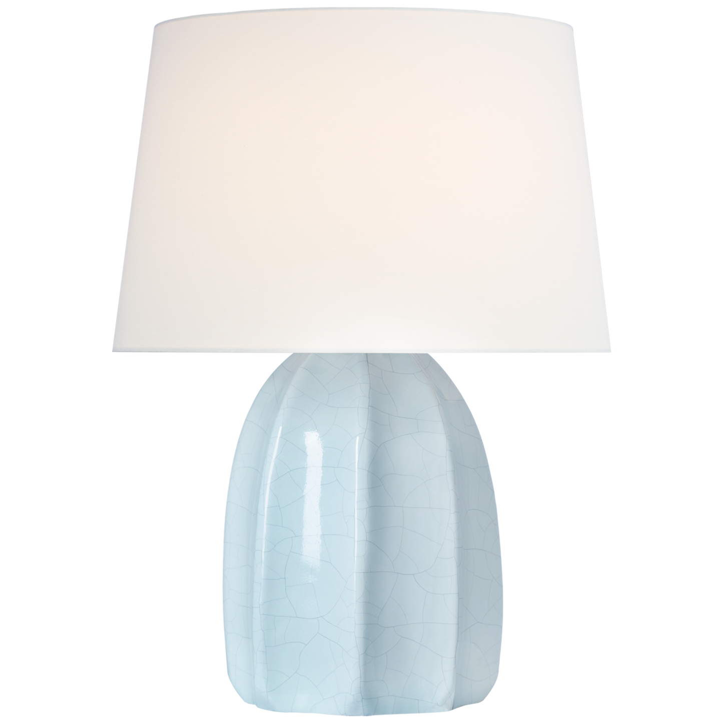 Melanie 12" Cordless Accent Lamp with Linen Shade