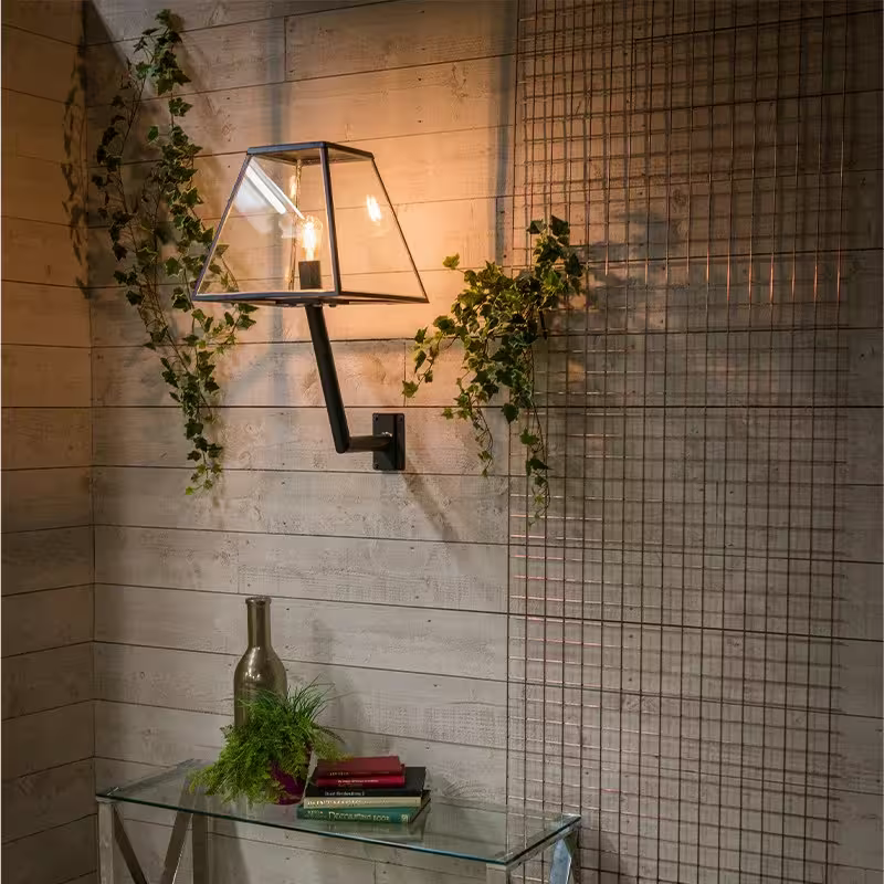 Contemporary Wall Light With Angled Bracket 0.78M