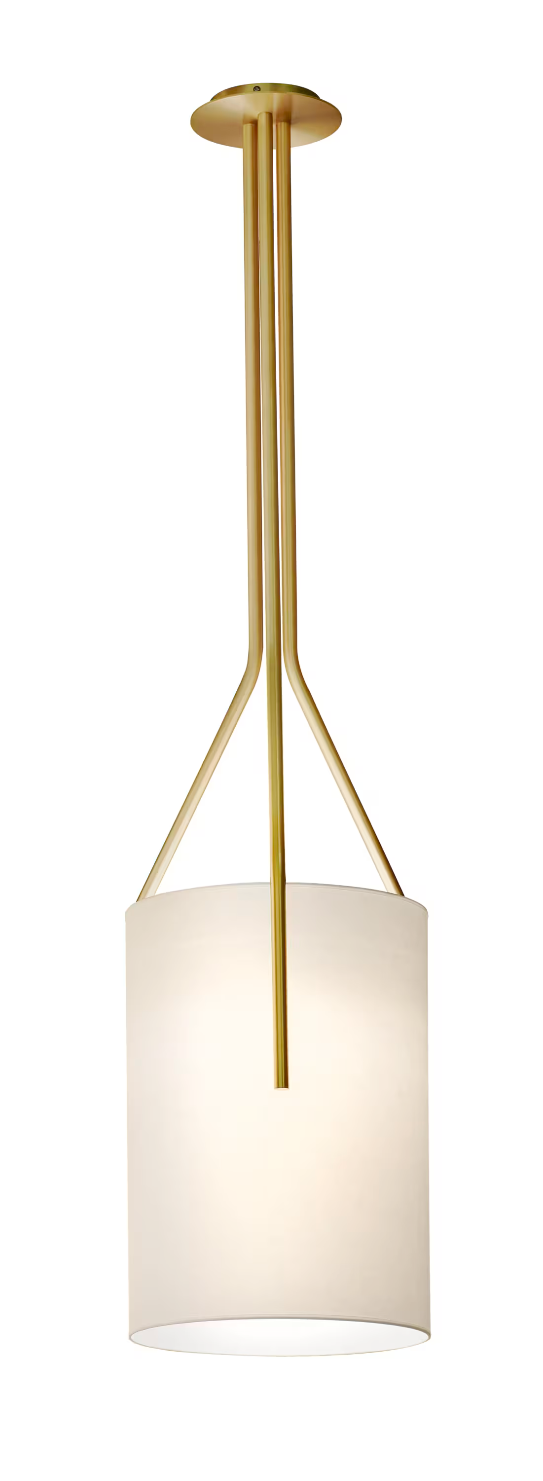 Arborescence Pendant with Three Claw enclosed Drop Paper Lampshade