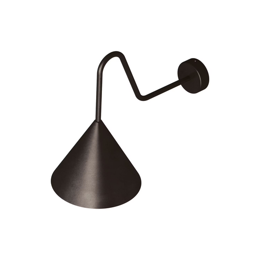Cone Swan Neck Wall Light