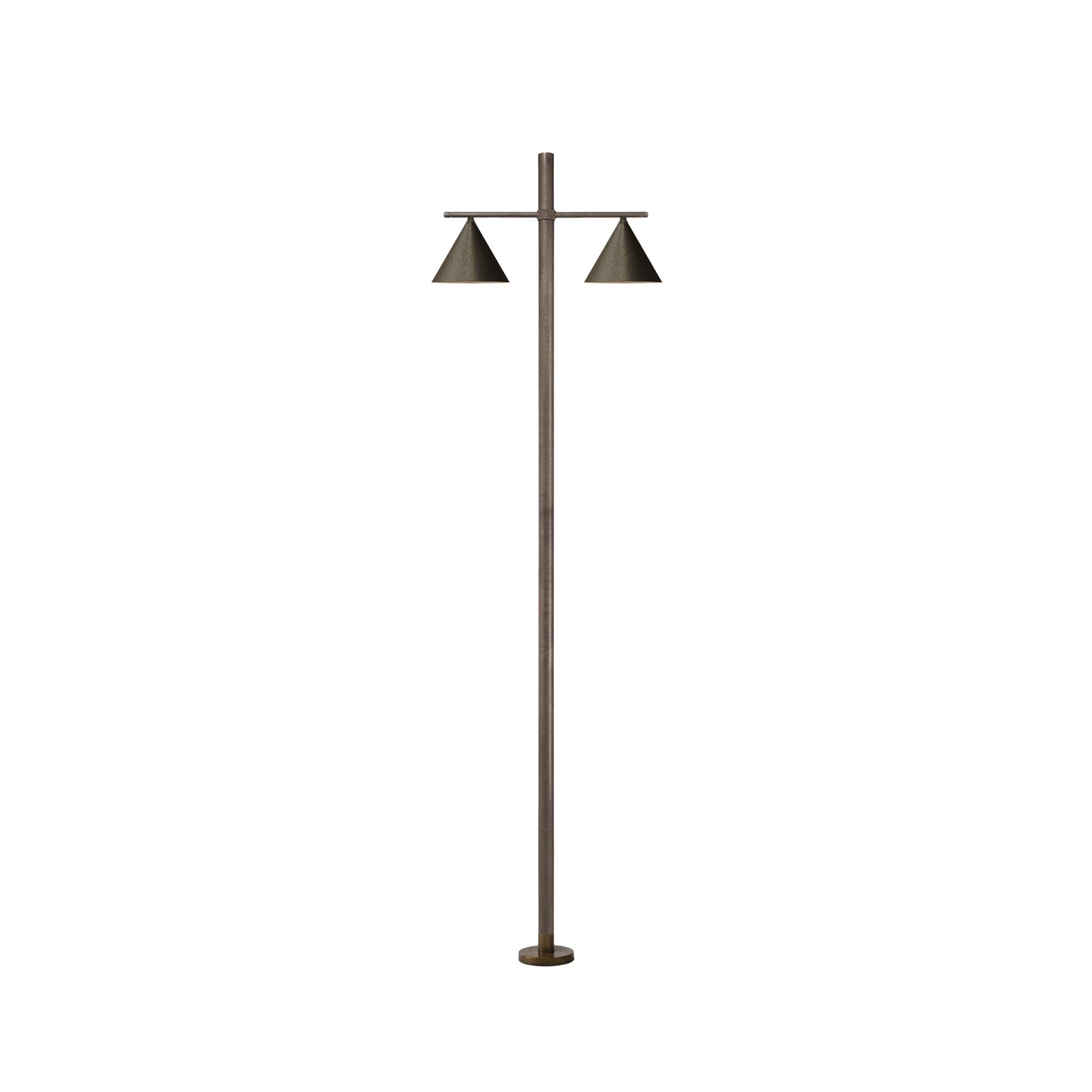 Cone 286.21 Outdoor Garden Lamp in Antique Brass